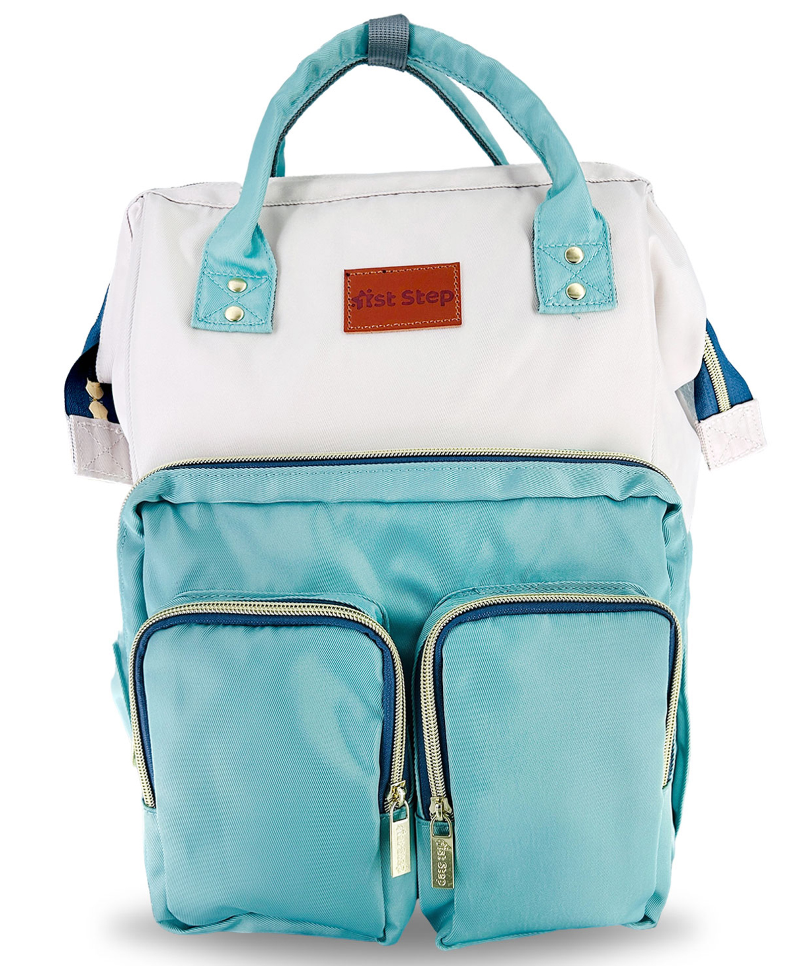 1st Step Smart And Multi-Functional Diaper Bag Backpack Diaper Bag - Green-picture-26
