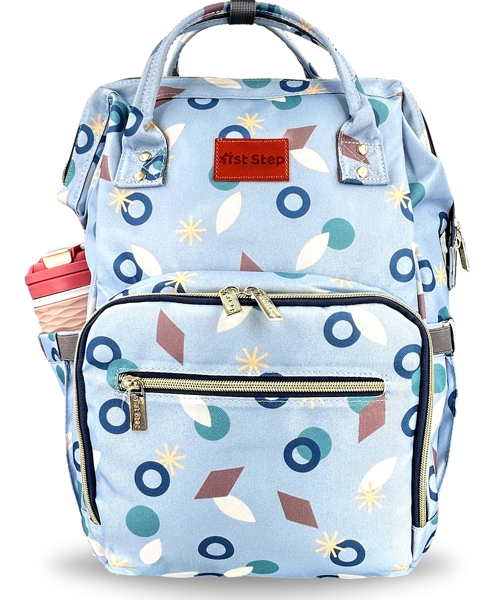1st Step Smart And Multi-Functional Diaper Bag Backpack Diaper Bag - Blue-picture-29