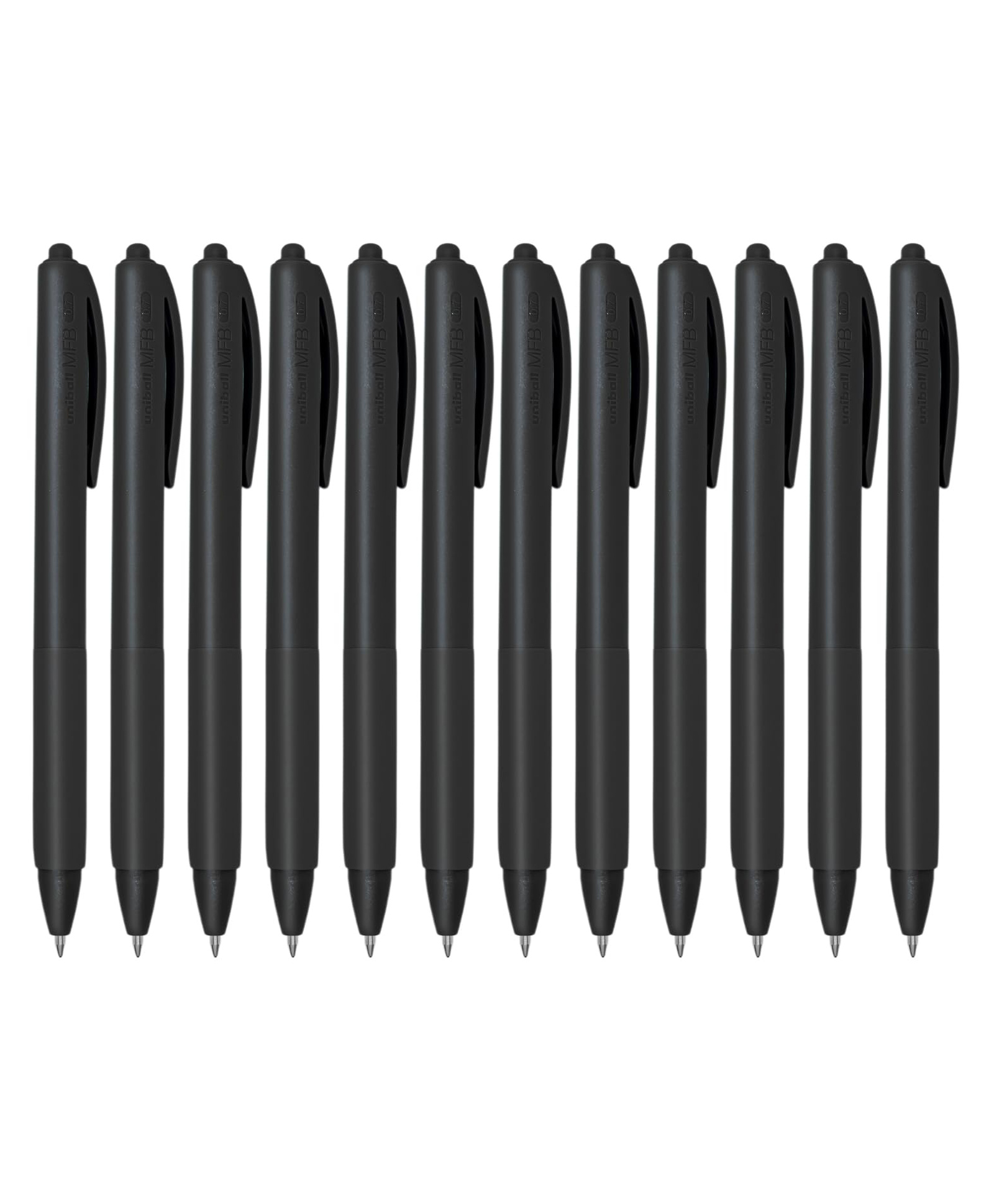 uniball Uni-ball MFB Retractable Ball Pens, 0.7 mm Tip, Black Ink, Pack of 12-picture-11