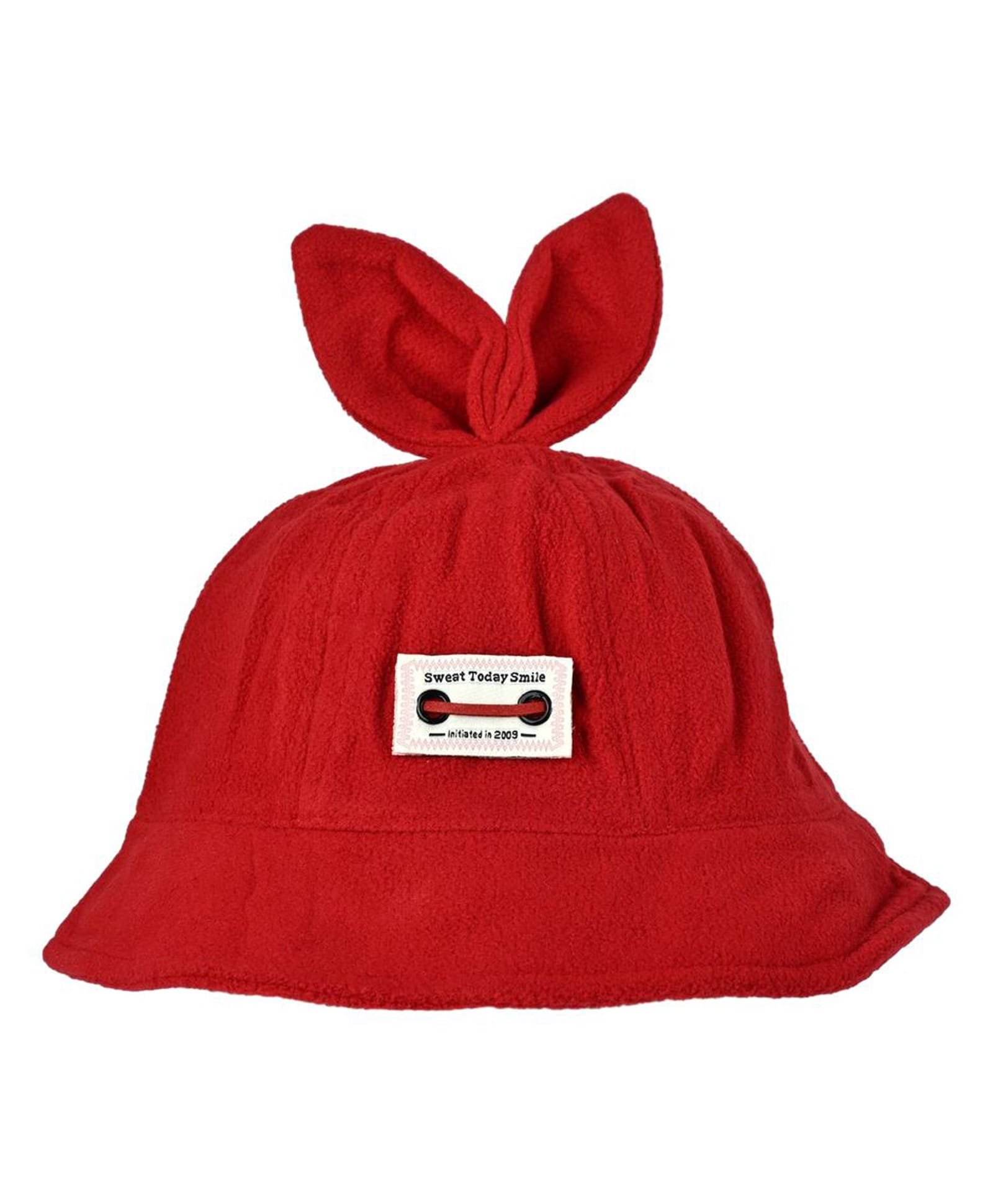 Kid-O-World Knit Bow Applique Detailed Hat - Red - Circumference 46 Cm-image-45