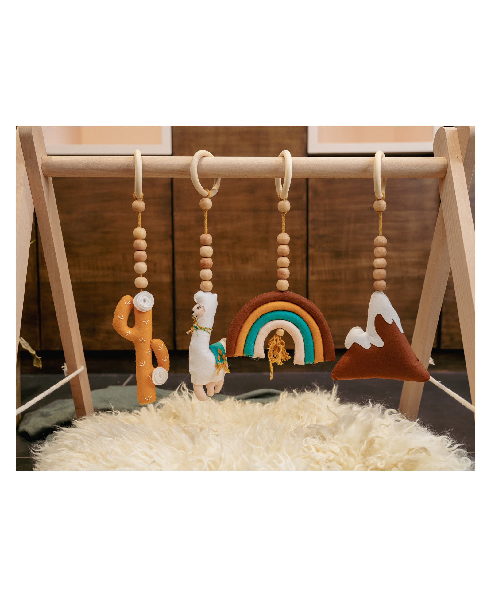 Rocking Potato Felt Terrain -1 theme stroller/pram/bassinet/crib/baby gym hanging toys Hanging Toys- Multicolor, 1 month+-image-17
