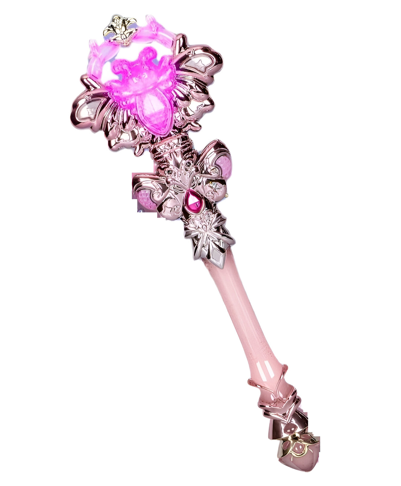 NEGOCIO Princess Glowing Butterfly Spinning Flashing Magic Wand Girl's Light up Led Stick Toy for Kids- PACK OF 1- COLOR MAY VARY-image-15