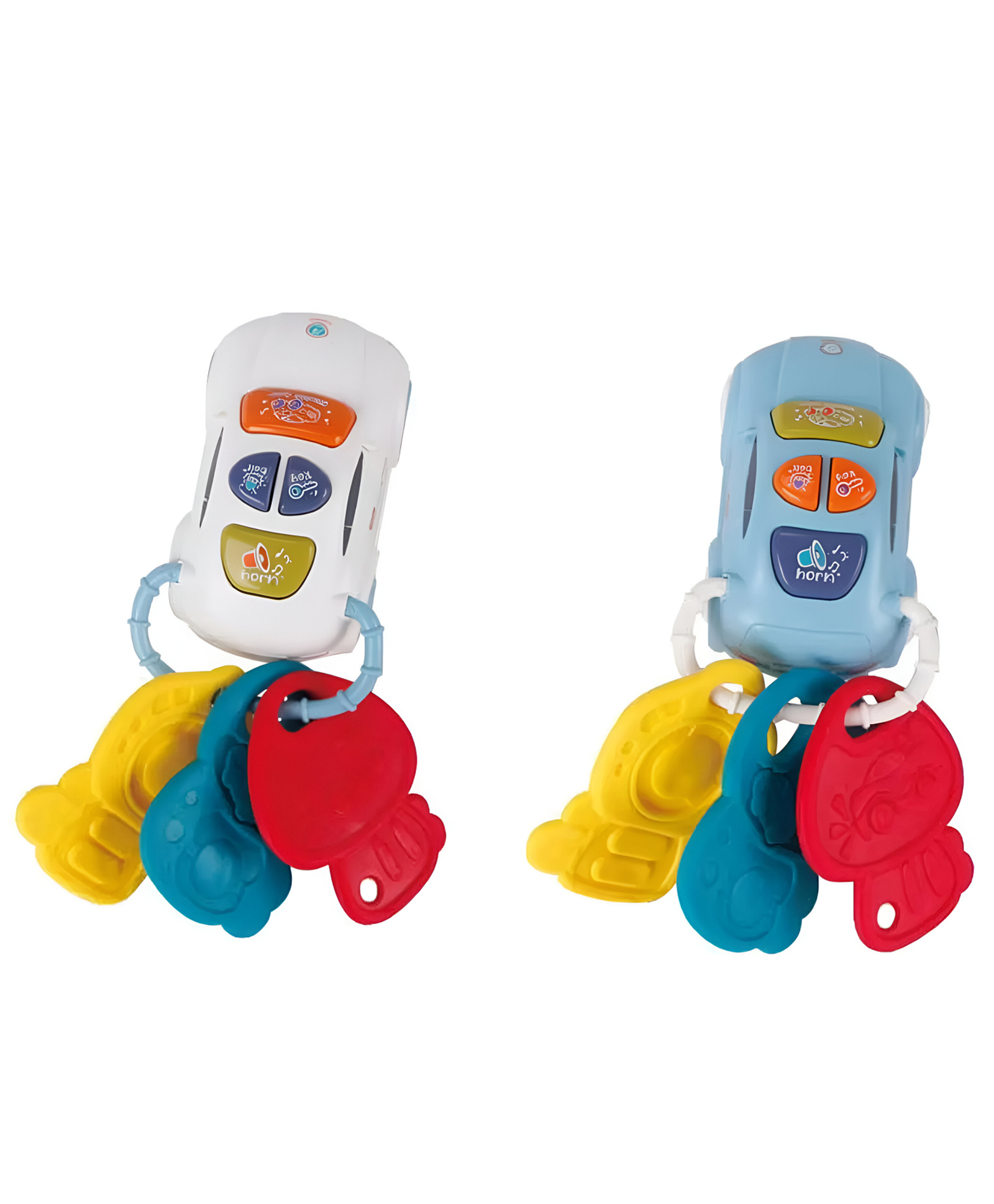 NEGOCIO Rattle Toys For Kids Baby Musical Toy Keys and Rattle with Sound And Light PACK OF 1 - COLOR MAY VARY-picture-25