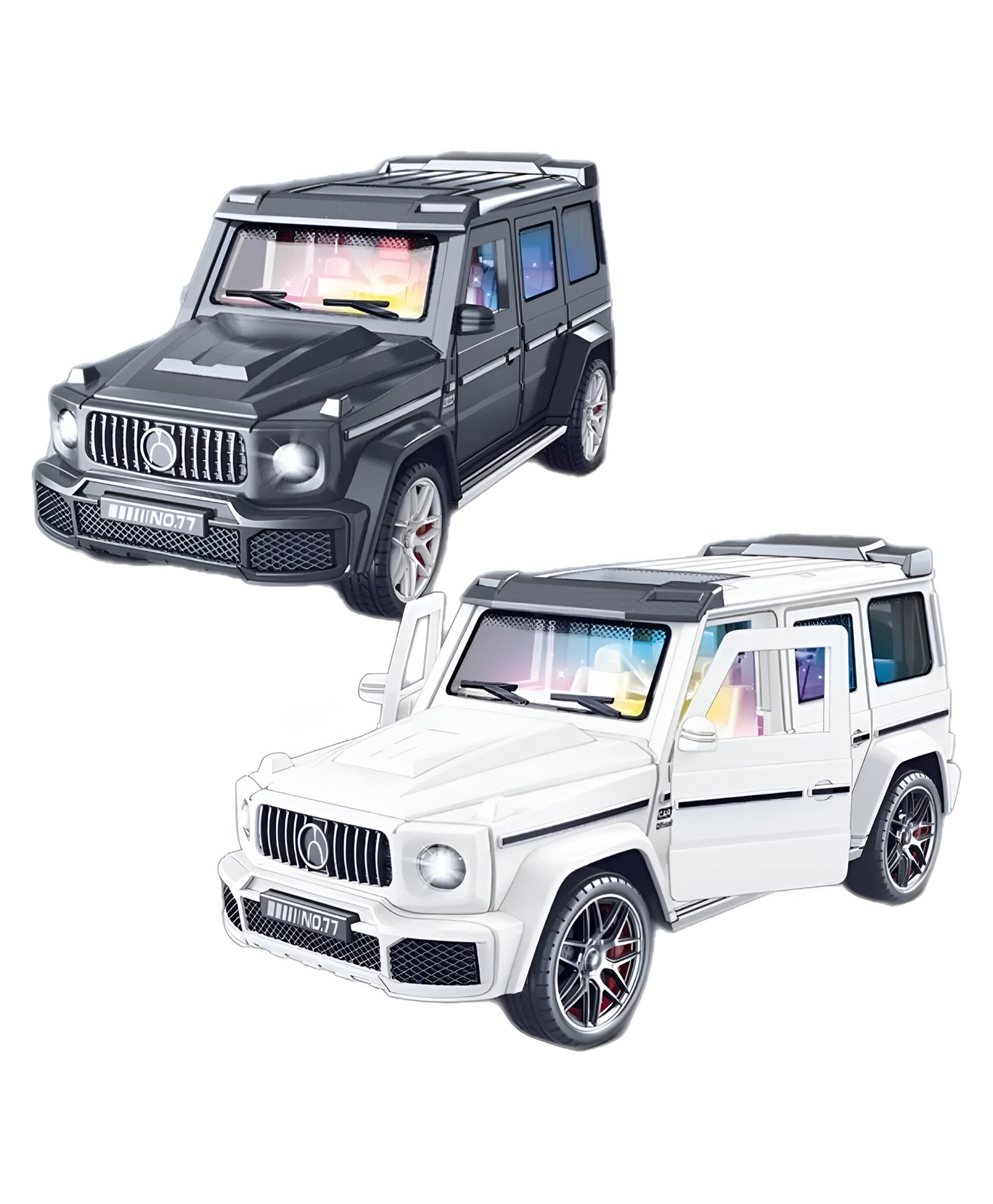 Negocio Luxury Metal Truck Opens Doors With Lights and Sound - Truck - White - Pack of 1 - Color May Vary-picture-28
