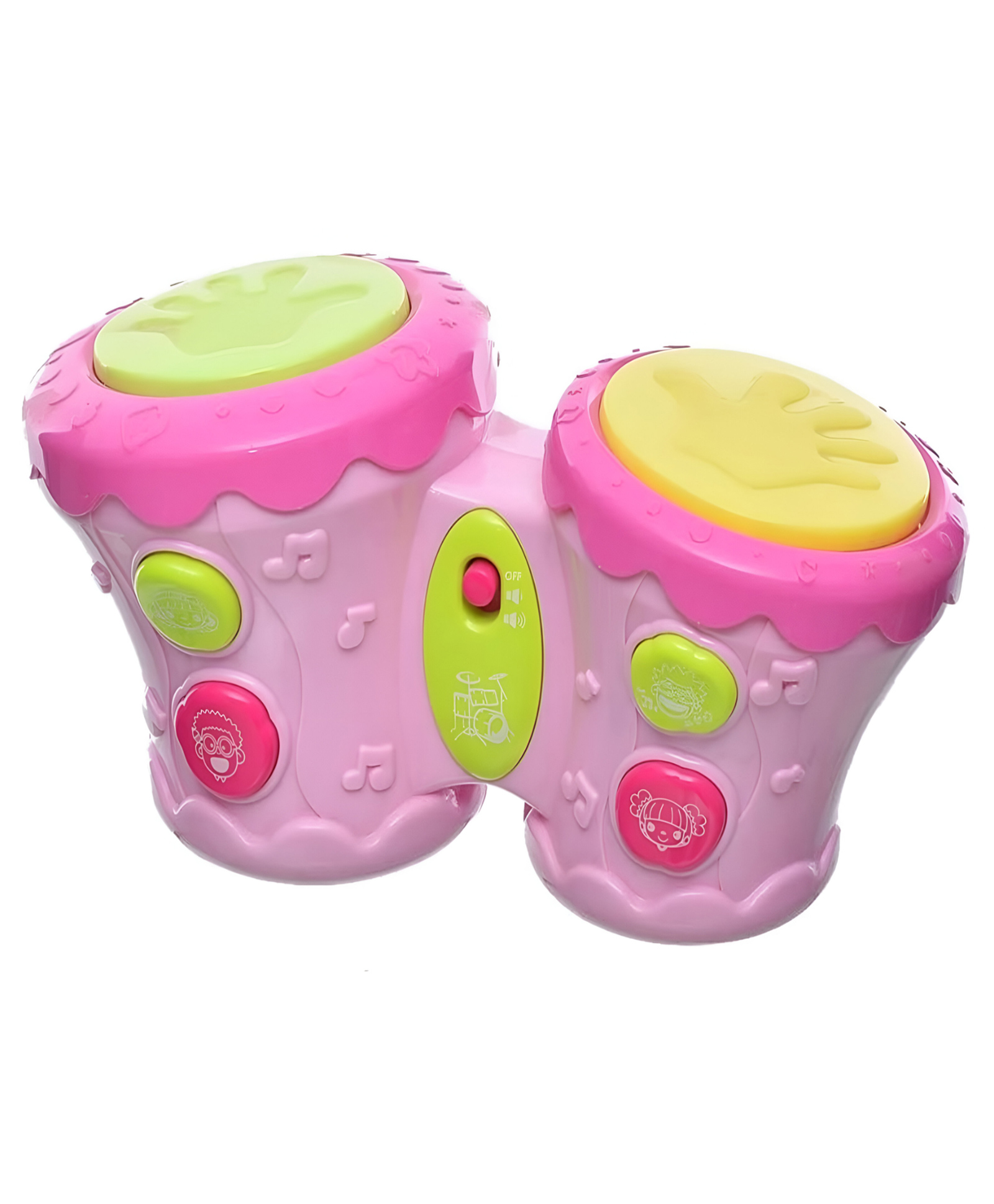 NEGOCIO Plastic African Drum Best With Light And Music System For Early Education - PAACK OF 1 - COLOR MAY VARY-picture-21