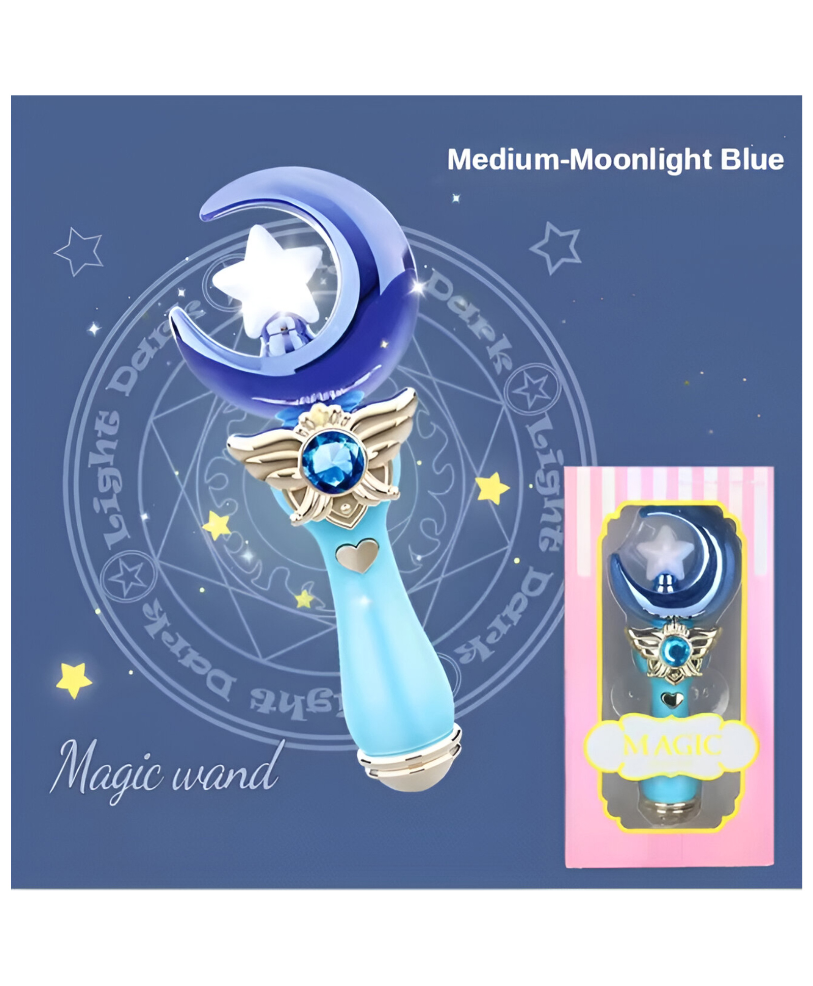 NEGOCIO Magical Light-Up Fairy Wand for Kids Handheld Musical Pretend Play Toy - PACK OF 1 - COLOR MAY VARY-picture-26