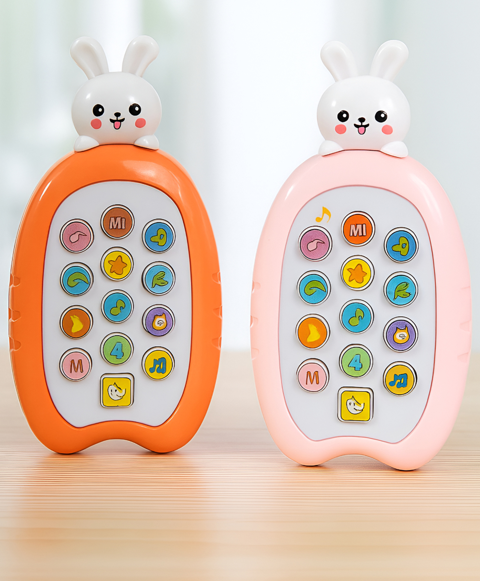 NEGOCIO Animal Musical Phone Toy with Light-Up Keys, Sound Effects For Kids - PACK OF 1 - COLOR MAY VARY-picture-15