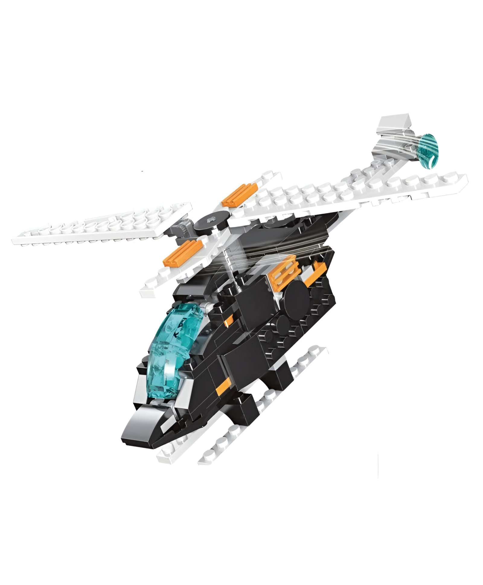 Negocio 33-in-1 Magic Building Blocks Set | 256+ Pieces | Creative Construction Toy for Kids | Includes Instruction Manual | Diy Brick Robot, Jet - Pack of 1 - Color May Vary-image-35
