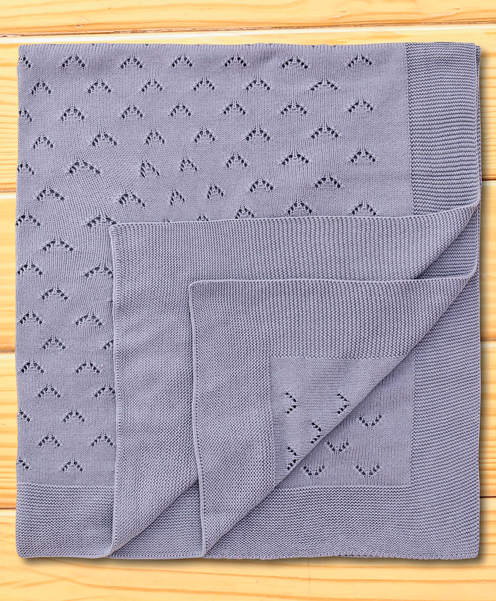 I Bears Super Soft Cotton Blanket - Blue-image-46