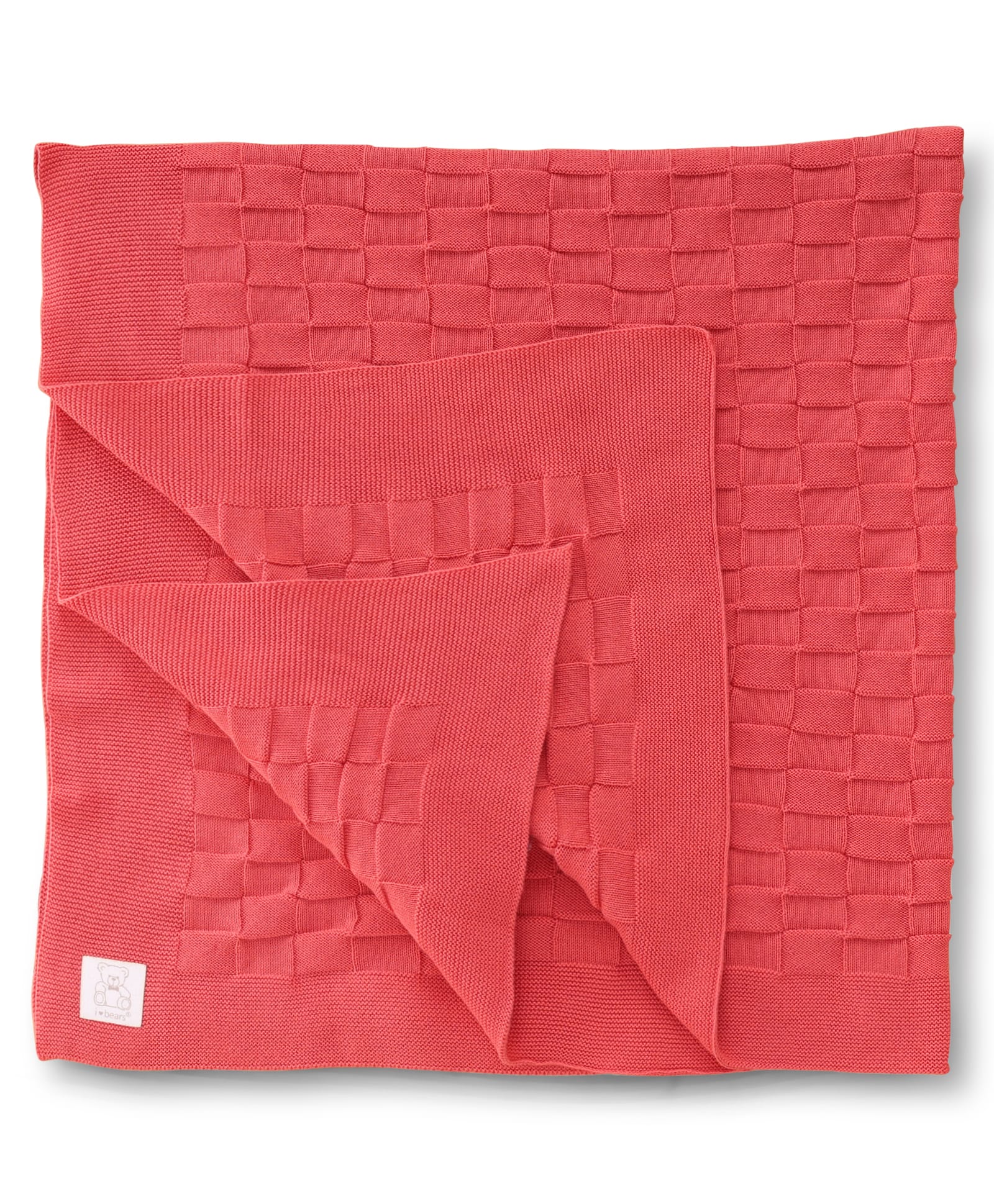 I Bears Super Soft Cotton Blanket - Red-image-47