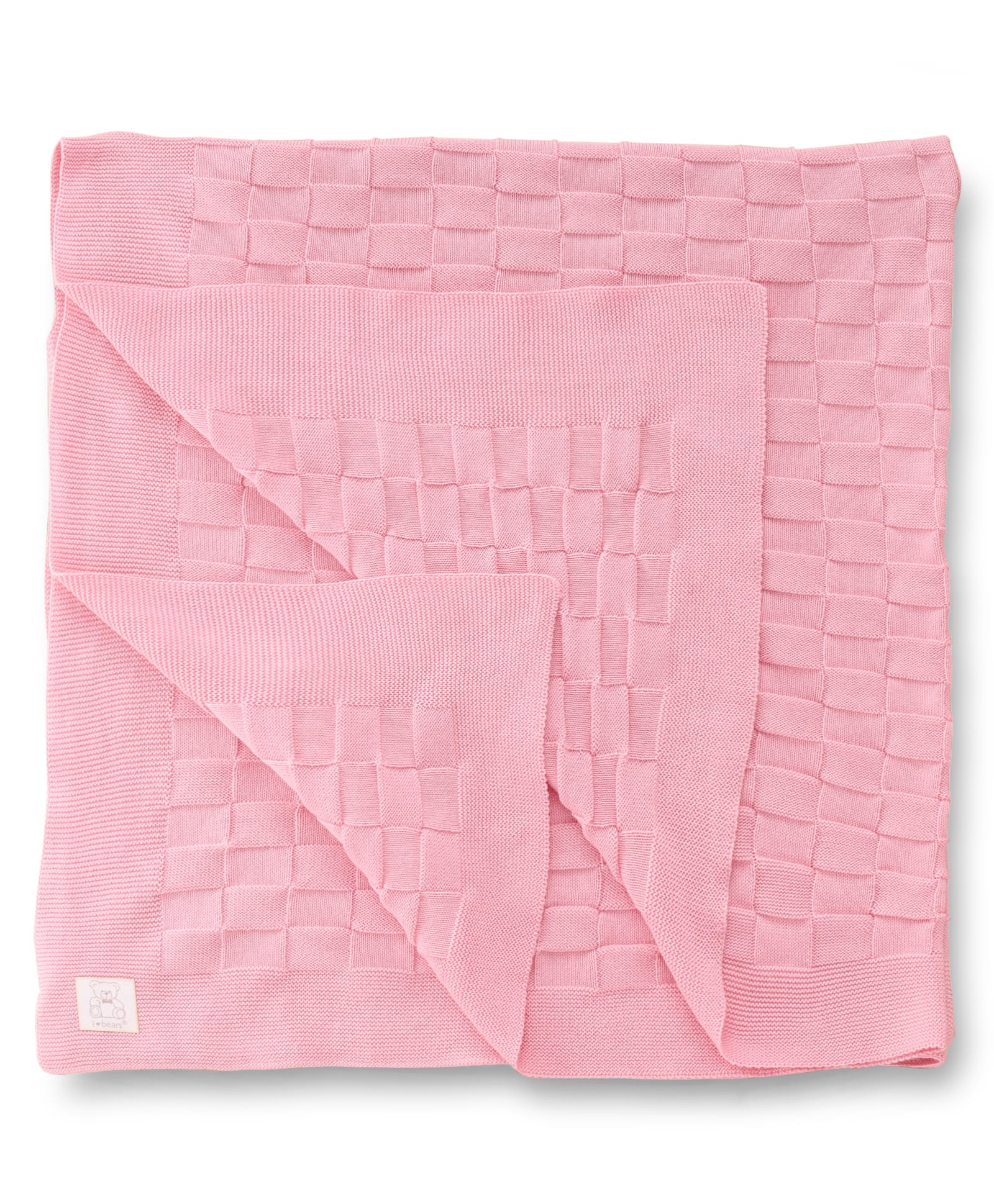 I Bears Super Soft Cotton Blanket - Pink-image-48