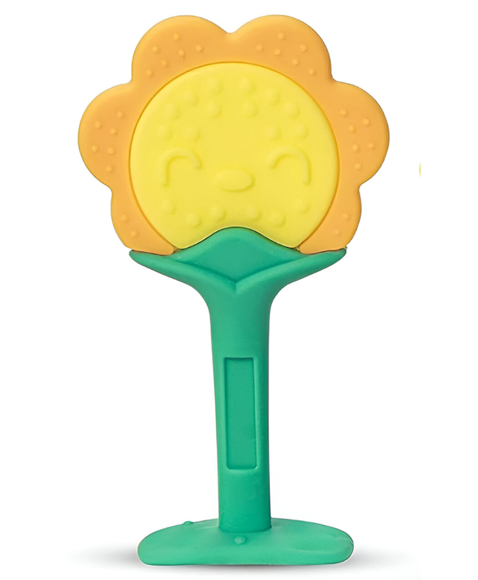 BISHMEVA Presents Sun Shape Silicone BPA Free Natural Organic Baby Teether for Infant Baby & Toddlers, Soothing, Freezer Safe, Safe Relief for Teething Pain, Ages 3+ Months-image-20