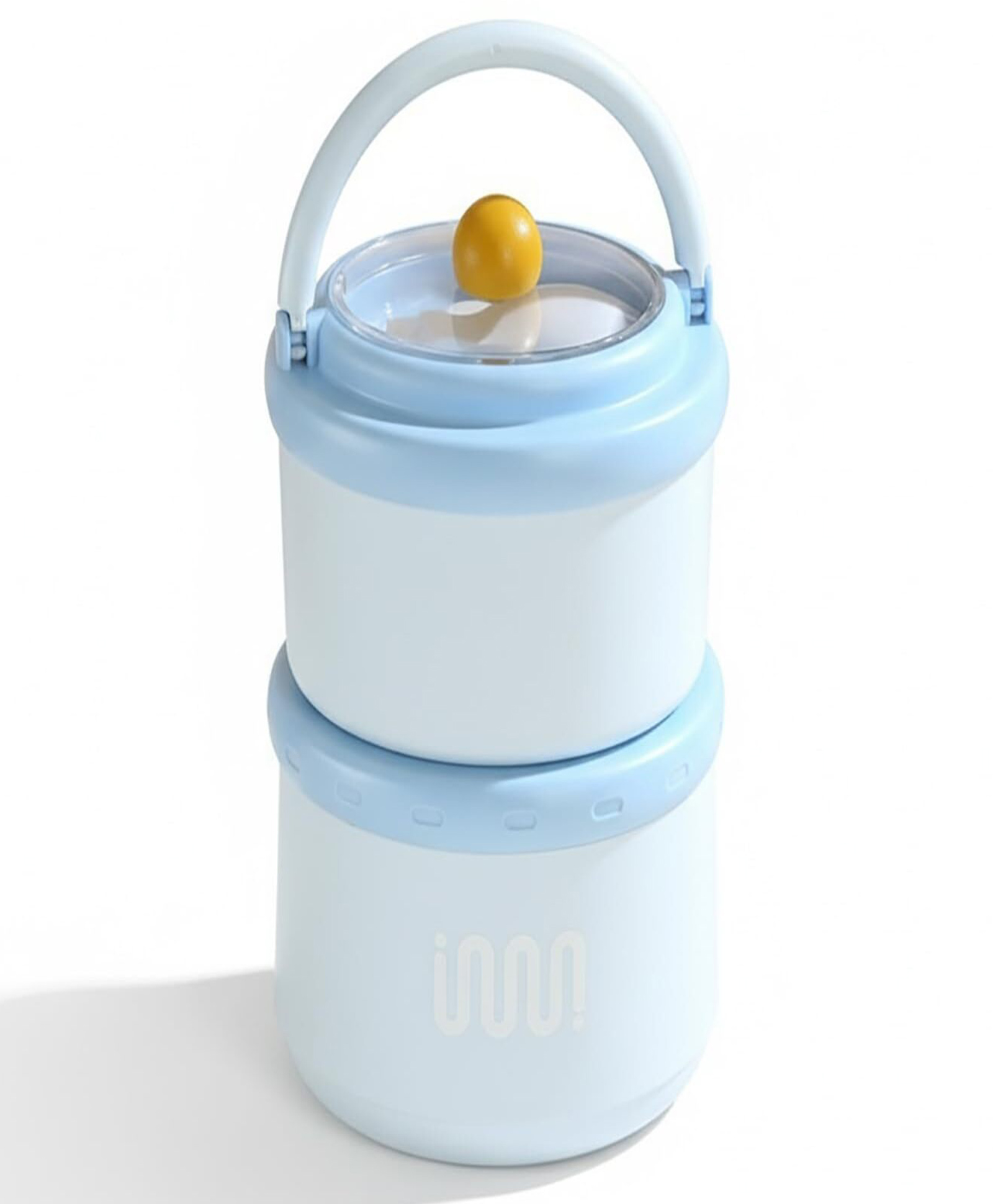 House Of Quirk 2Layer 304 Stainless Steel Lunch Box Large Capacity Leak Proof Food Storage Container for Office School & Travel - Blue-image-17