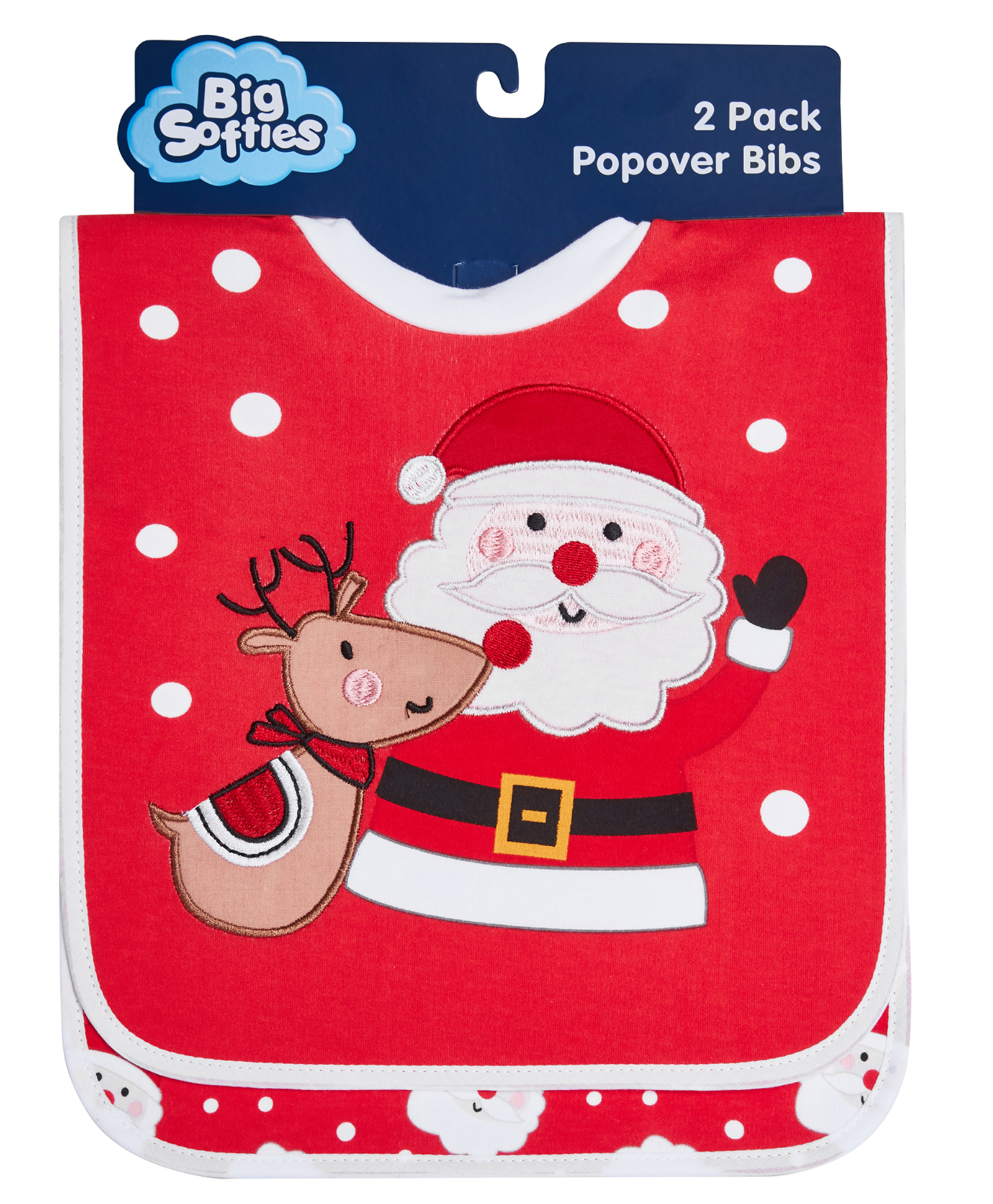 Big Softies 2 Pack Popover Christmas Bibs - Limited Edition-image-15