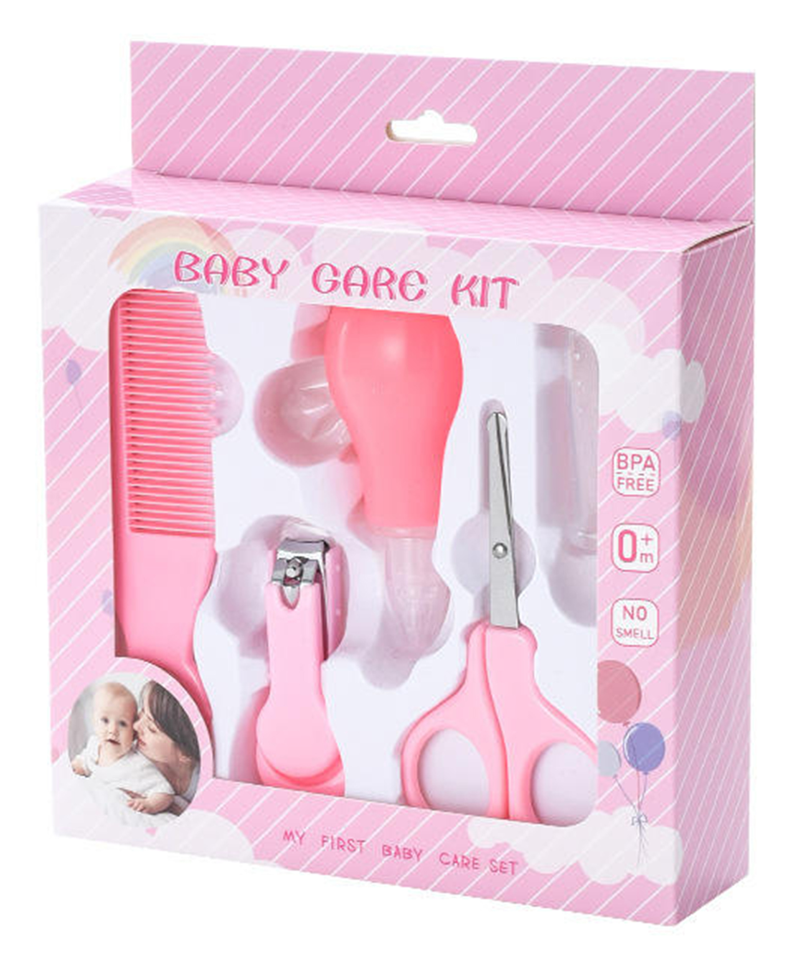 BitFeex Baby Care Grooming Kit with Nail and Hair Grooming Tools Complete Infant & Toddler Grooming Set- Pink-image-43