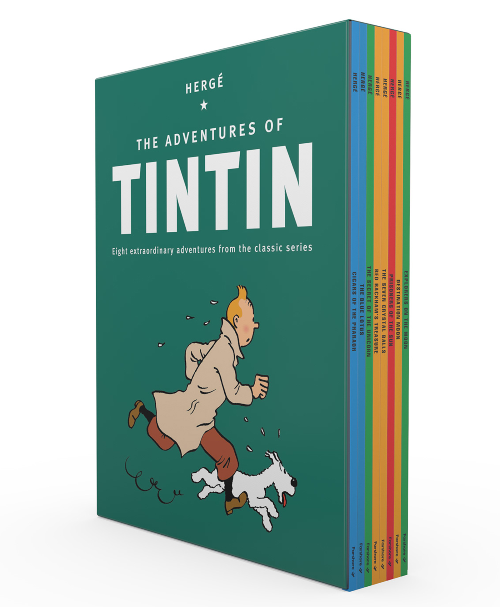 the Adventures of Tintin Paperback Collection: 8 Book Box-set: the Official Classic Children's Illustrated Mystery Adventure Series Graphic Books -english-image-39