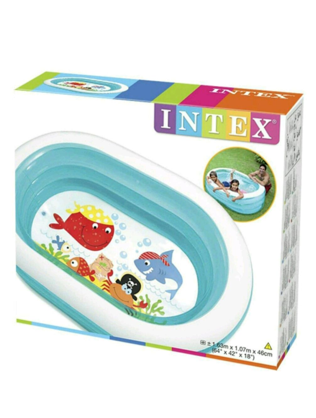 Intex Oval Fun Pool - Blue-picture-10