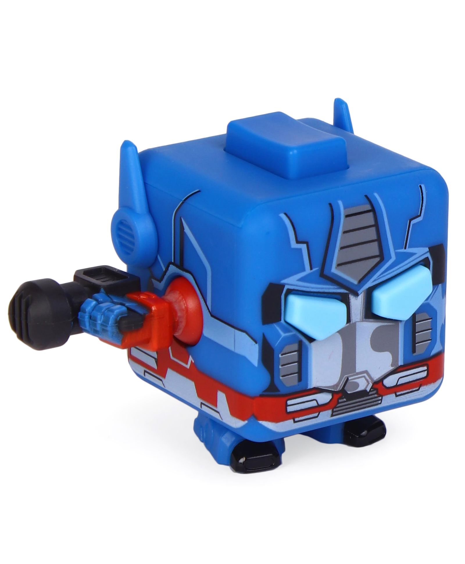 Transformers Fidget Its Optimus Prime Cube Blue Height 5 Cm Online India Buy Figures Playsets For 6 10 Years At Firstcry Com