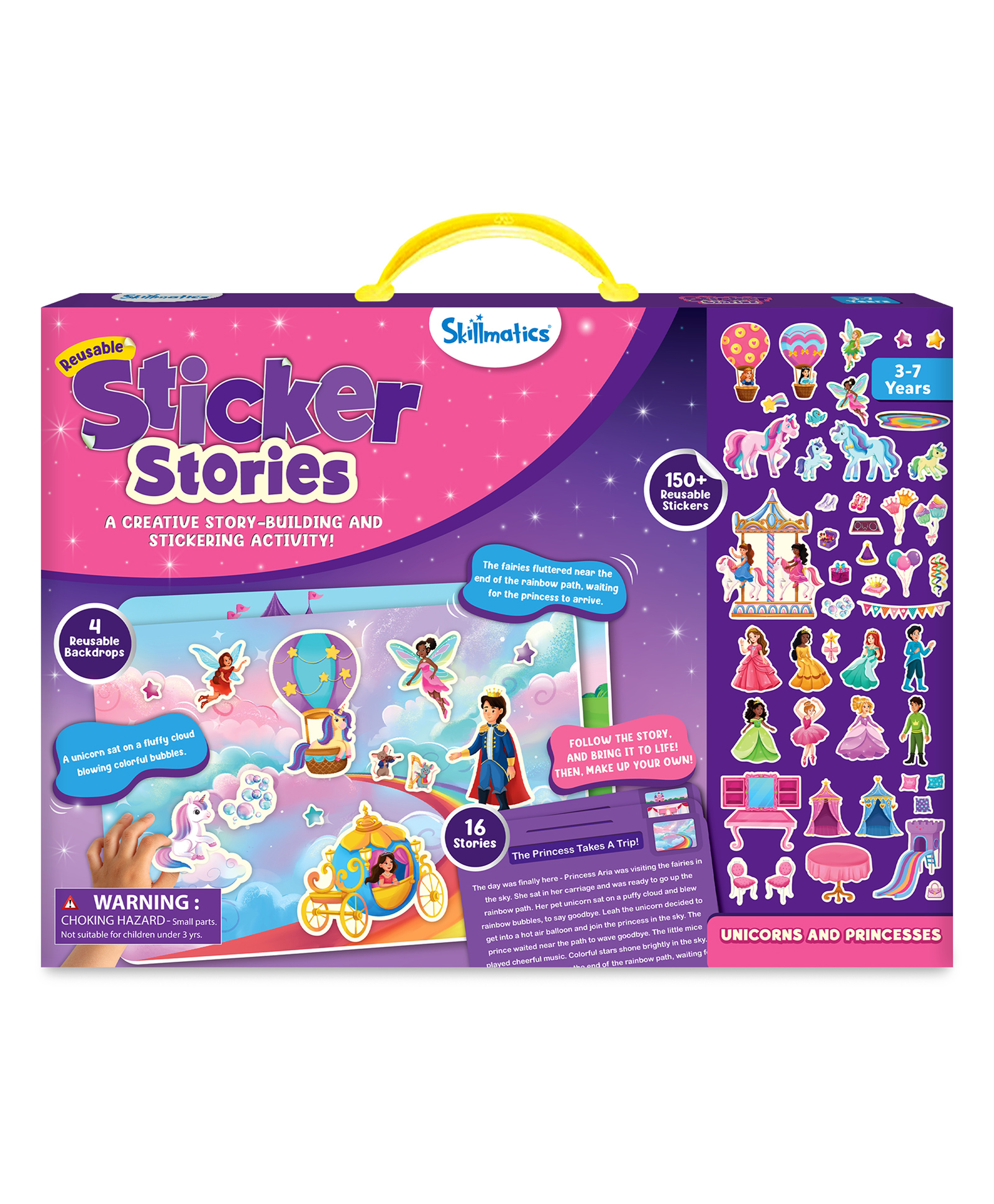 Skillmatics Activity Kit - Creative Storytelling & Skill Building with 150+ Reusable Stickers, Educational, Mess-Free Fun, Preschool & Kindergarten Toy-picture-42