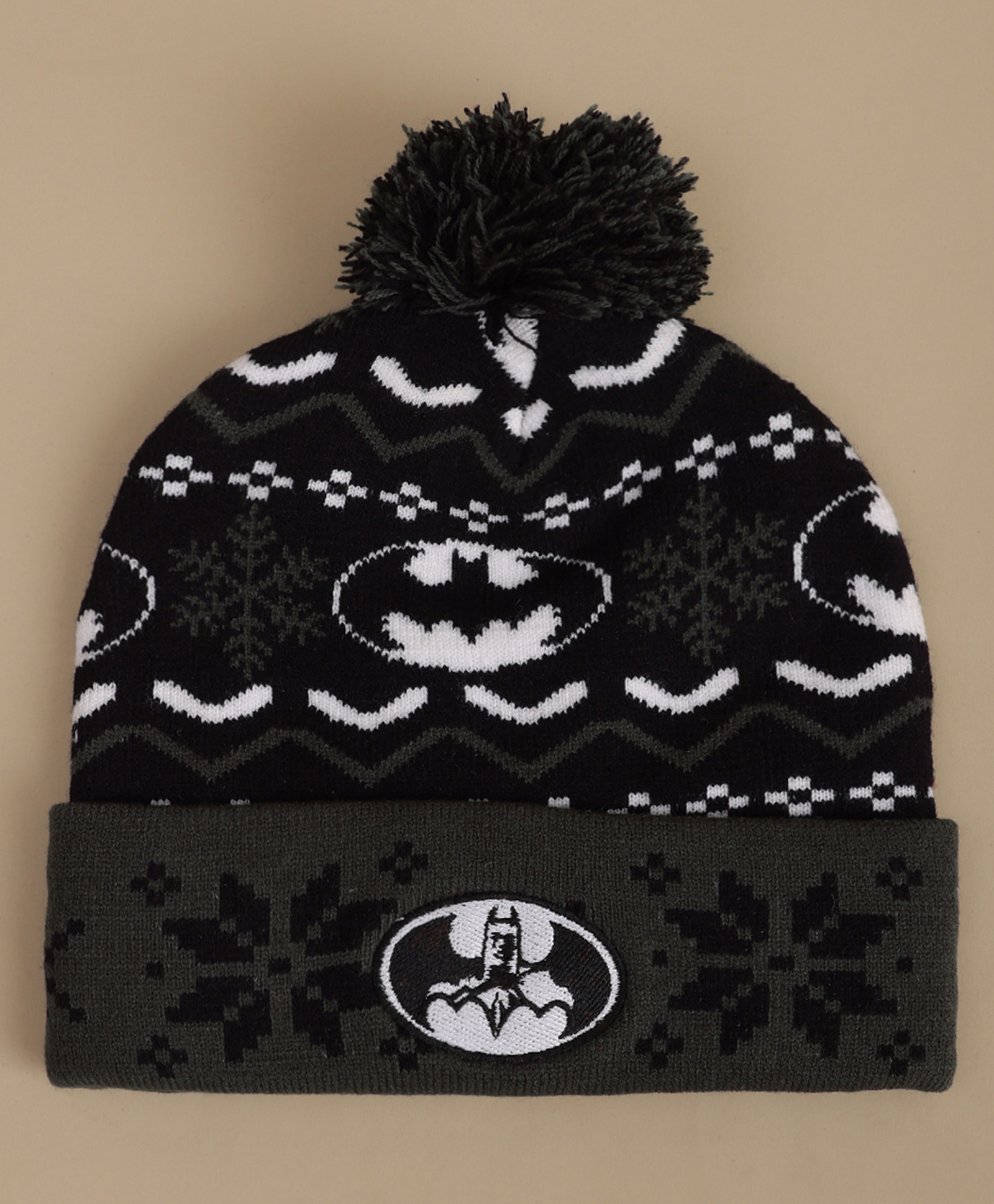 Kidsville DC Comics Featuring Batman Printed Beanie - Black Circumference - 54 Cms-image-41