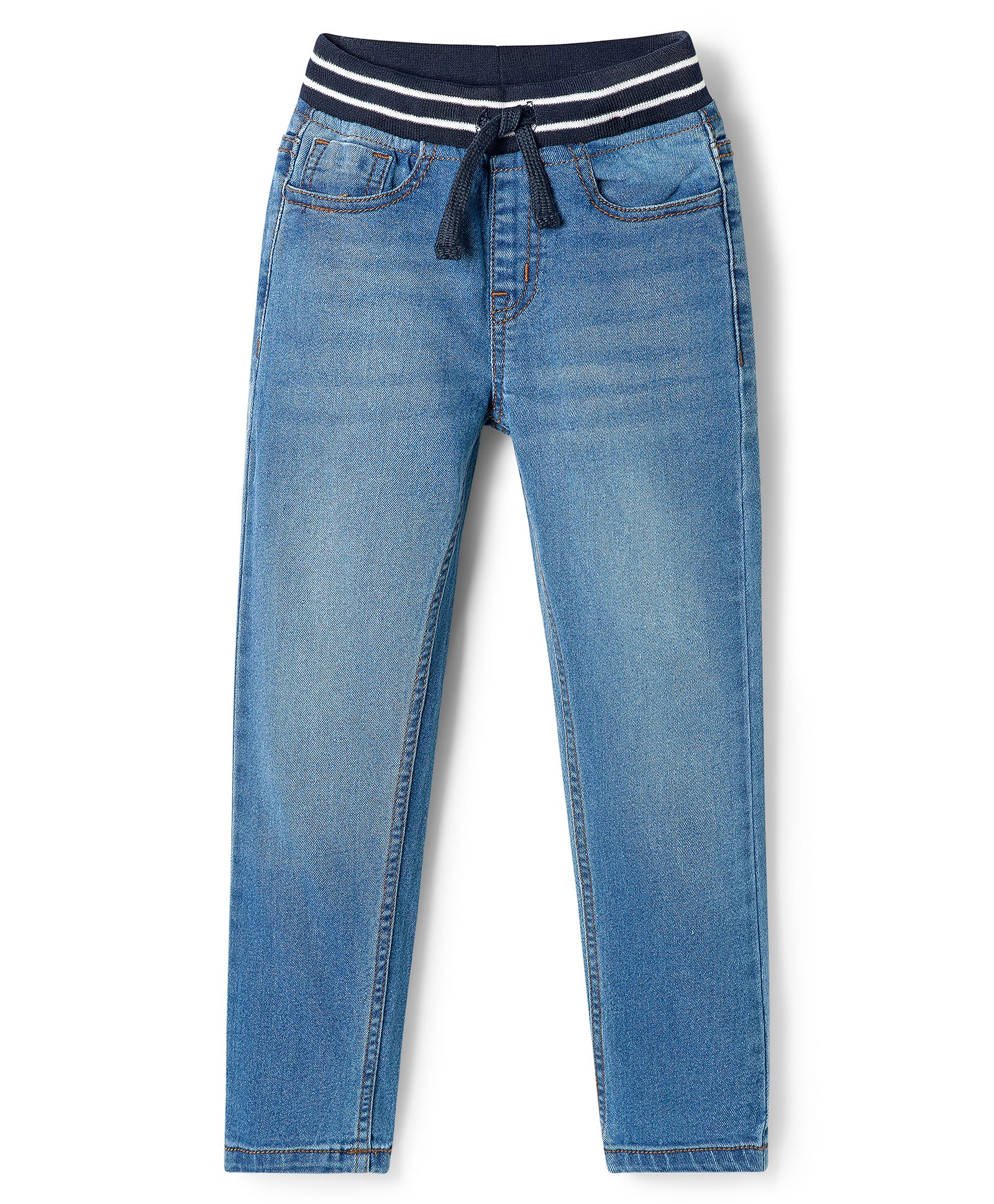 Pine Kids Denim Woven Full Length Jeans - Blue-picture-26