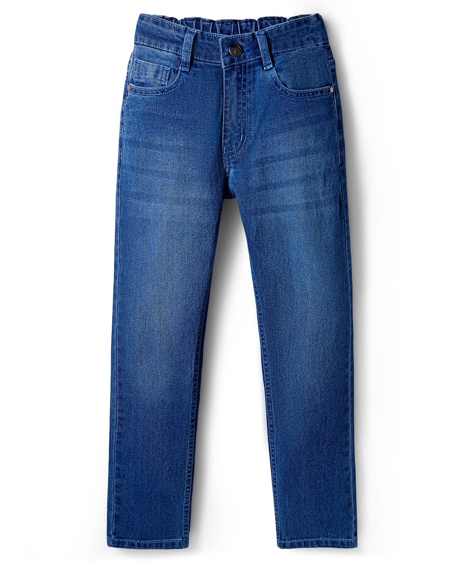 Pine Kids Denim Woven Full Length Jeans - Blue-picture-16