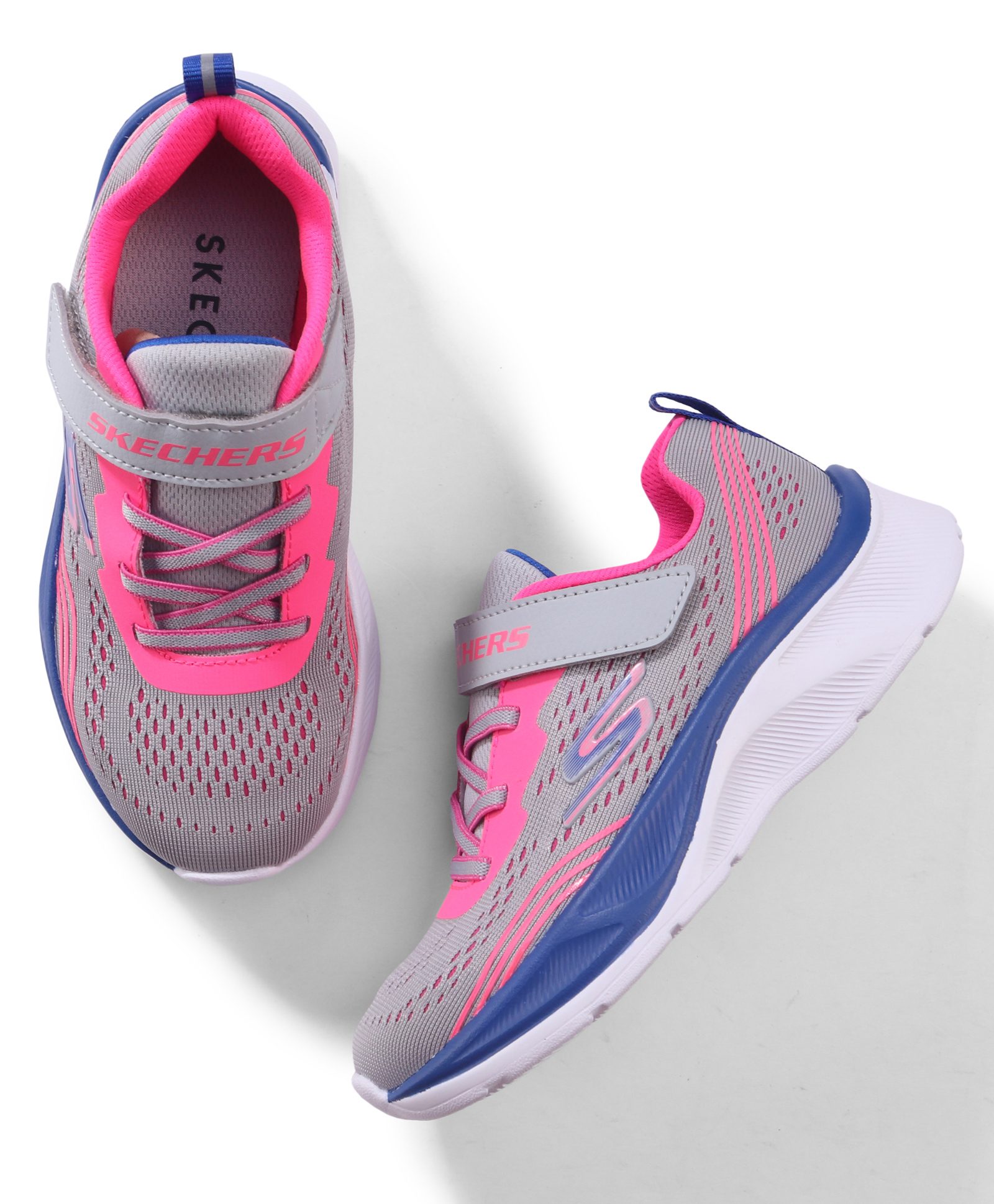 Skechers Casual Shoes Elite Sports With Velcro Closure - Grey-image-36