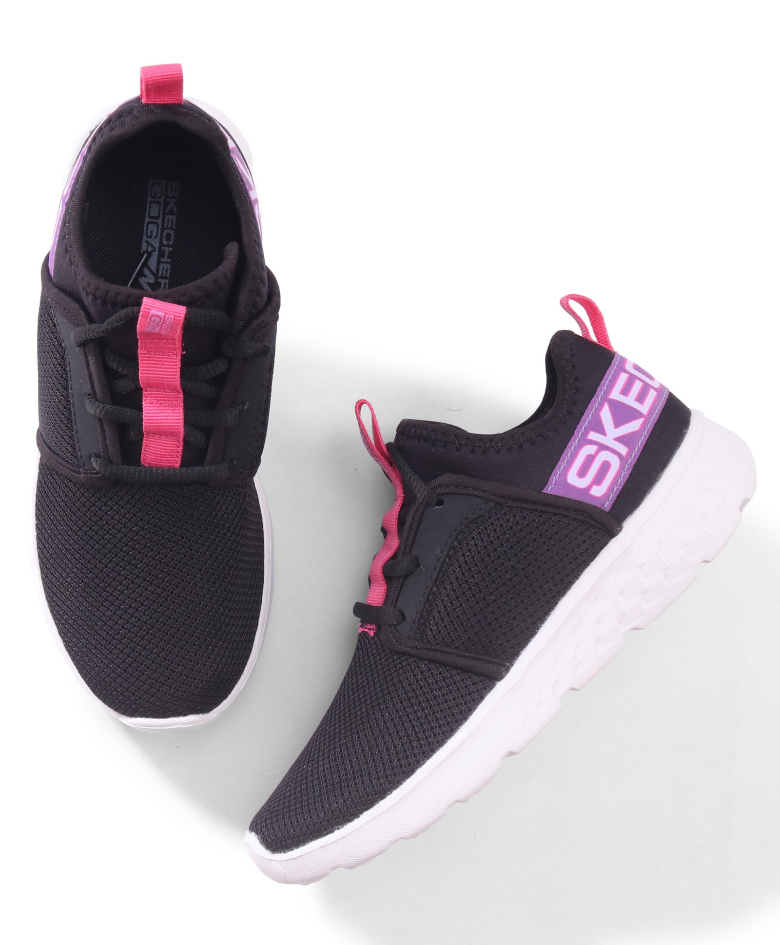 Skechers Casual Shoes Go Run 400 With Lace Up Closure - Black-picture-19