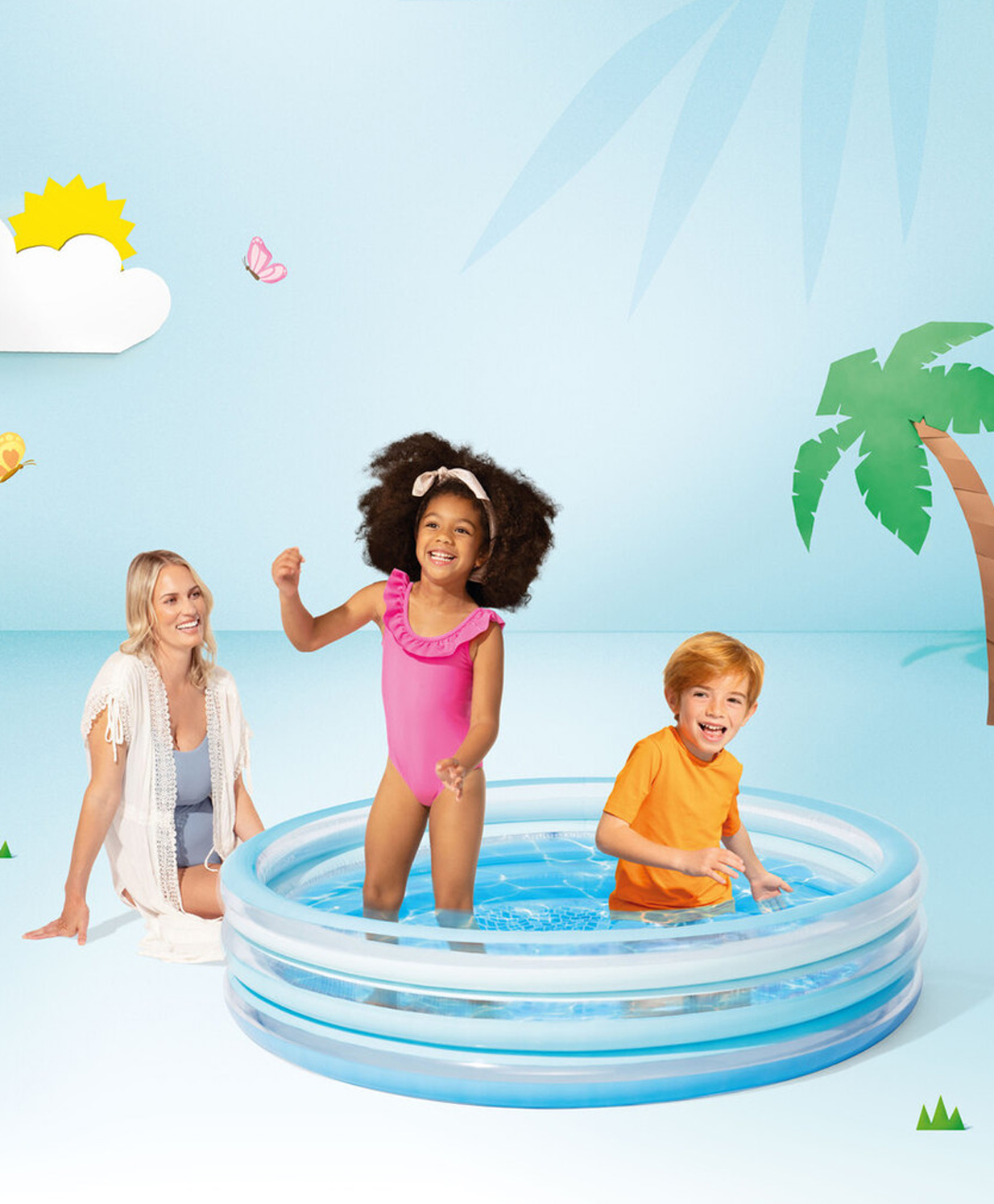 Intex Inflatable Bliss Splash Kiddie Pool tub for Kids bath tub-image-32