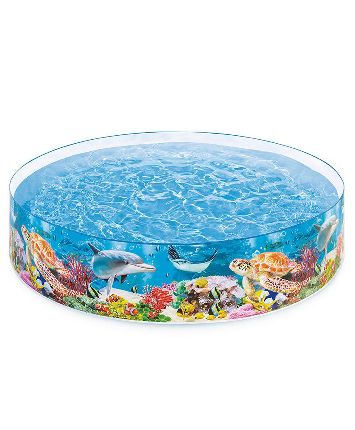 INTEX inflatable Coral Reef Snapset Aquarium design round Pool tub for kids bath play tub-image-14