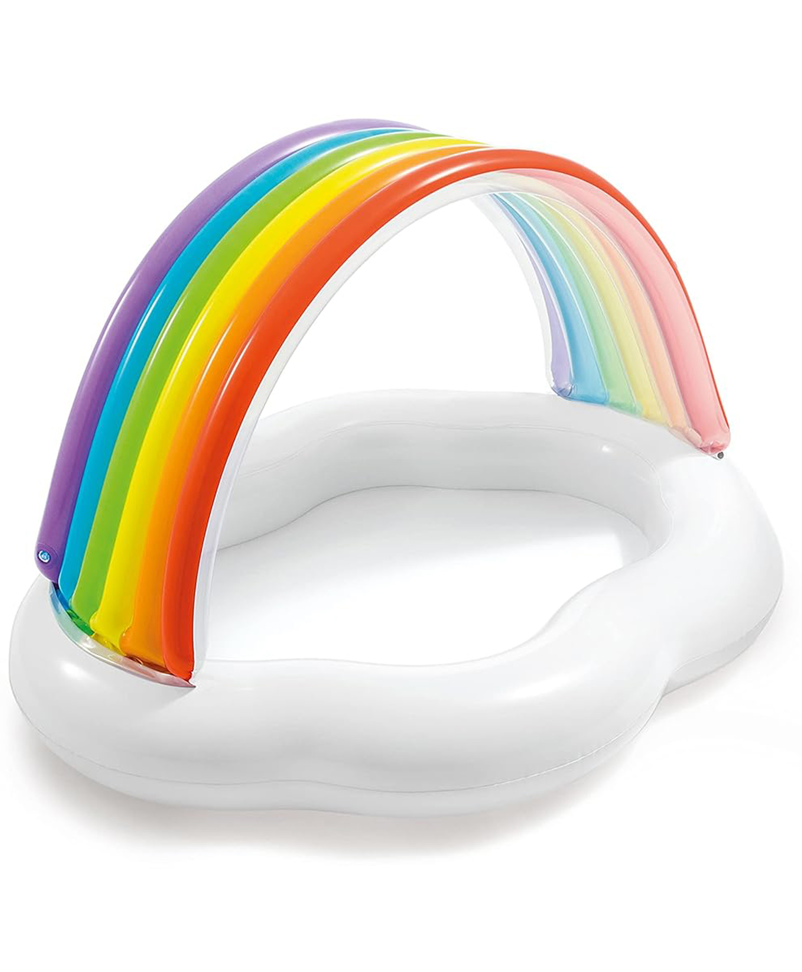INTEX Inflatable Rainbow Cloud Baby Pool playtime into a magical experience with this adorable rainbow-themed inflatable pool.-picture-10