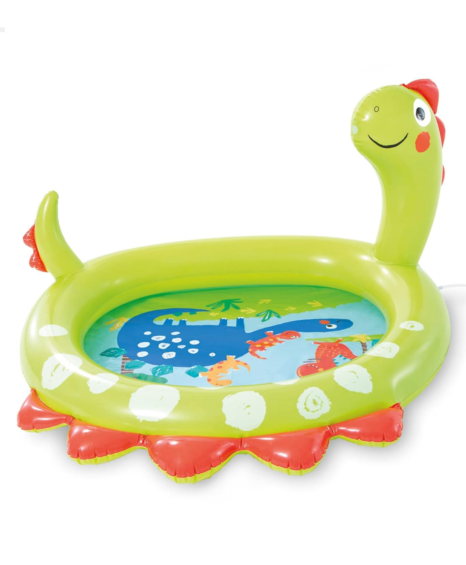 Intex Dinosaur Inflatable Kiddie Pool Sprayer water play time more exciting with this adorable dinosaur-themed inflatable splash pool for kids-picture-16