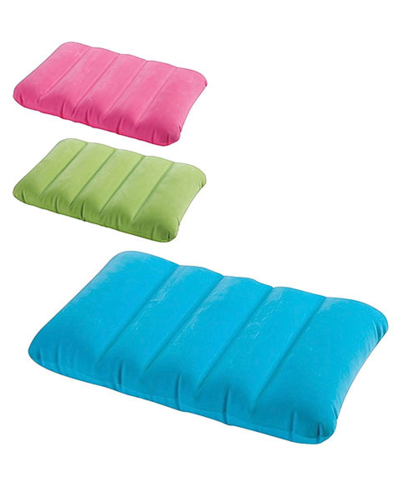 Intex Velvet Soft Comfortable Air Inflatable Travel Pillow for Family Tour Children Babies Pack of 1-image-20
