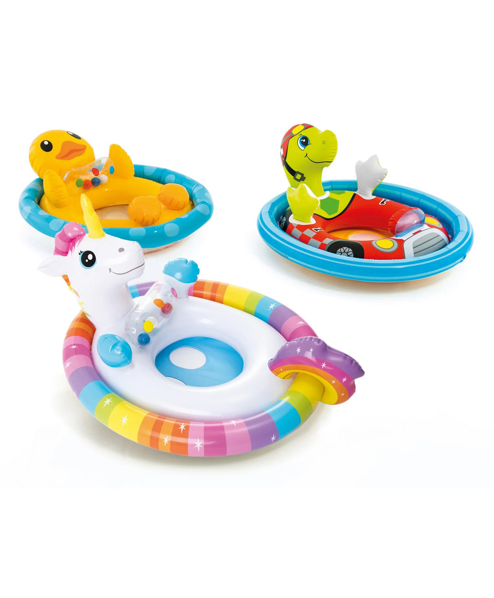INTEX Children Animal Model Swimming Rings Laps SEE-ME-SIT Pool RIDERS Water Enterntainment Float Tub-image-5
