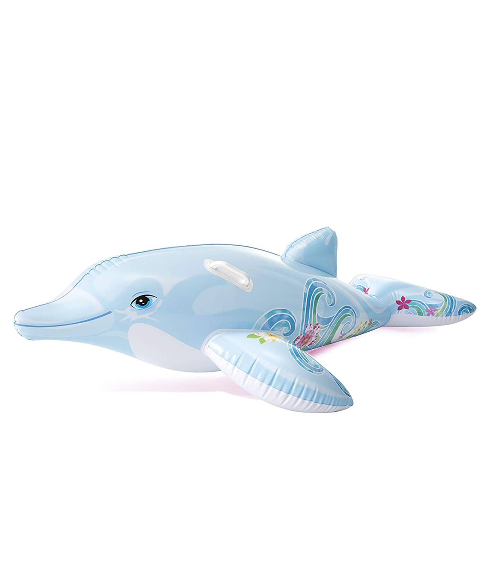 Intex Inflatable Dolphin Ride On Inflatable Pool Float beach pool Float with Handle for kids adults-picture-26