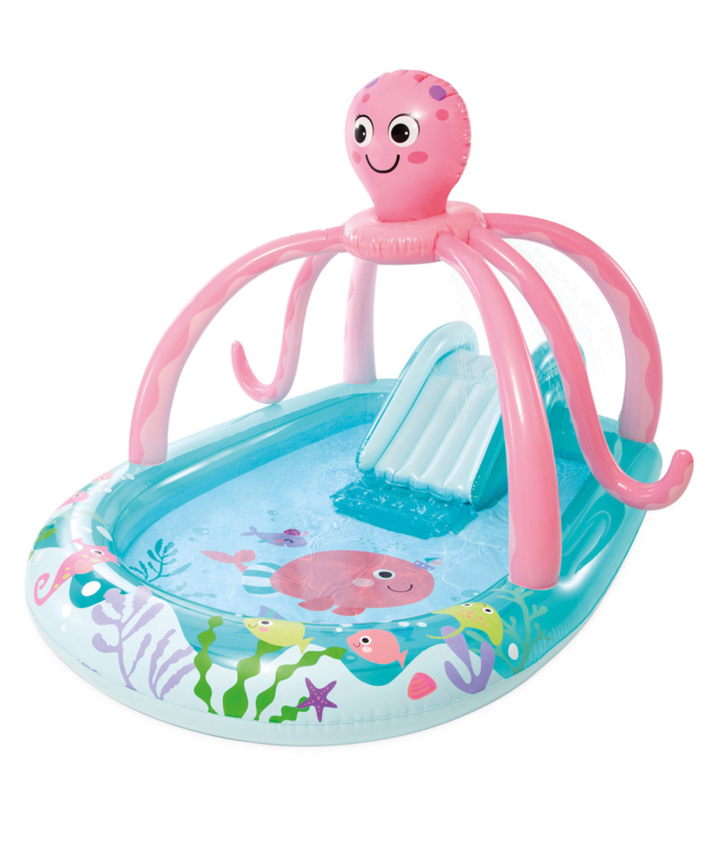 Intex Fun'n Activity Rainbow Inflatable Tube Play Center Activity Tube Mat For kids-image-18