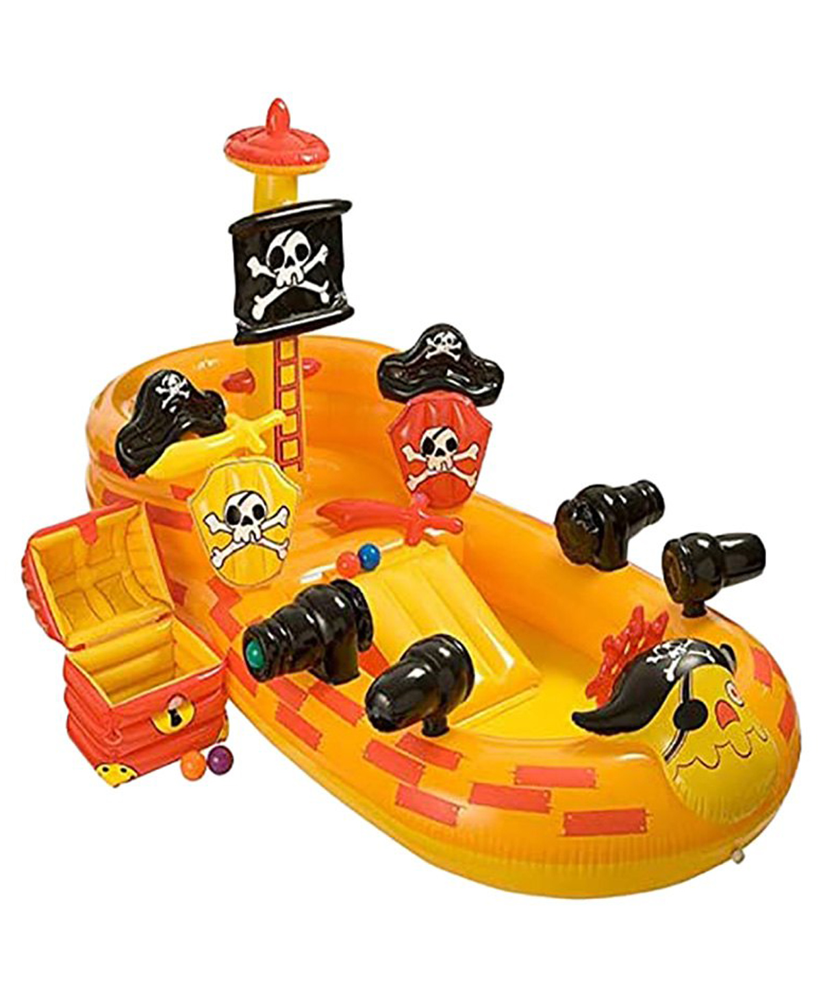 Intex Inflatable The Wet Set Pirate Hideout Play Center slide huge inflatable ride on Boat float tube Mat Float for kids-image-37