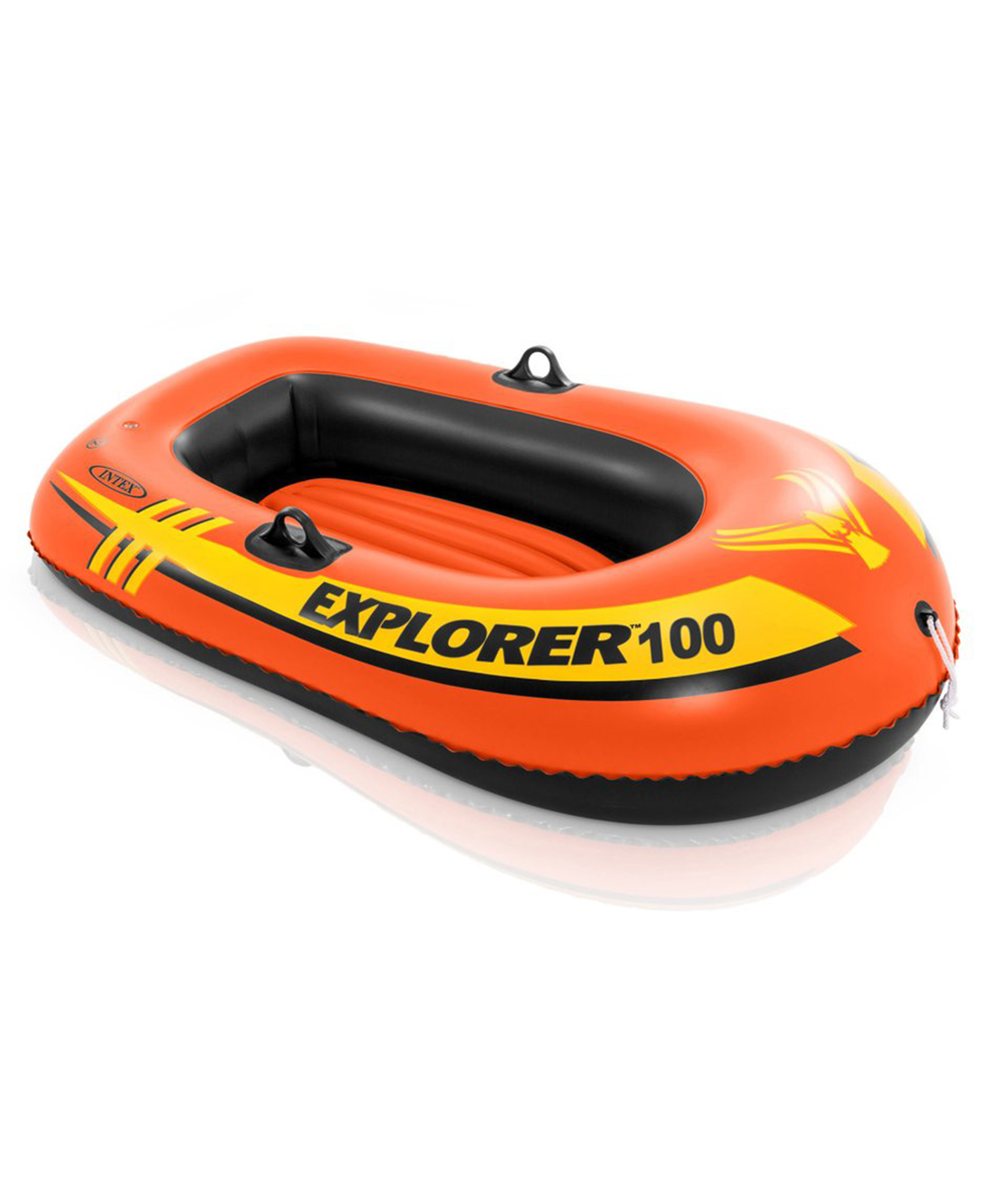 INTEX Inflatable 100 Explore 1 person Boat for Flood Rescue, Adventure, Rafting, Fishing, Fun and Enjoyment in River and Swimming Pool-image-17