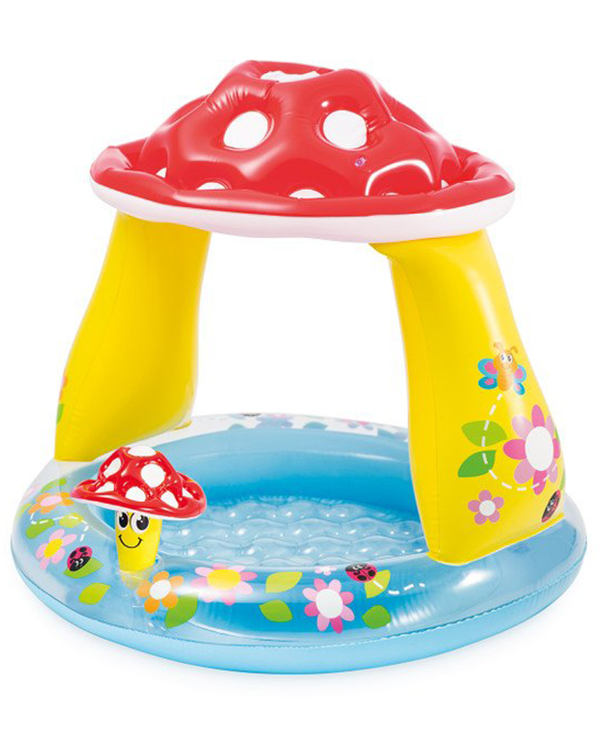 Intex Inflatable Mushroom Boat Swimming Ring Summer Portable Swimming Pool Beach Floating Pool-picture-16