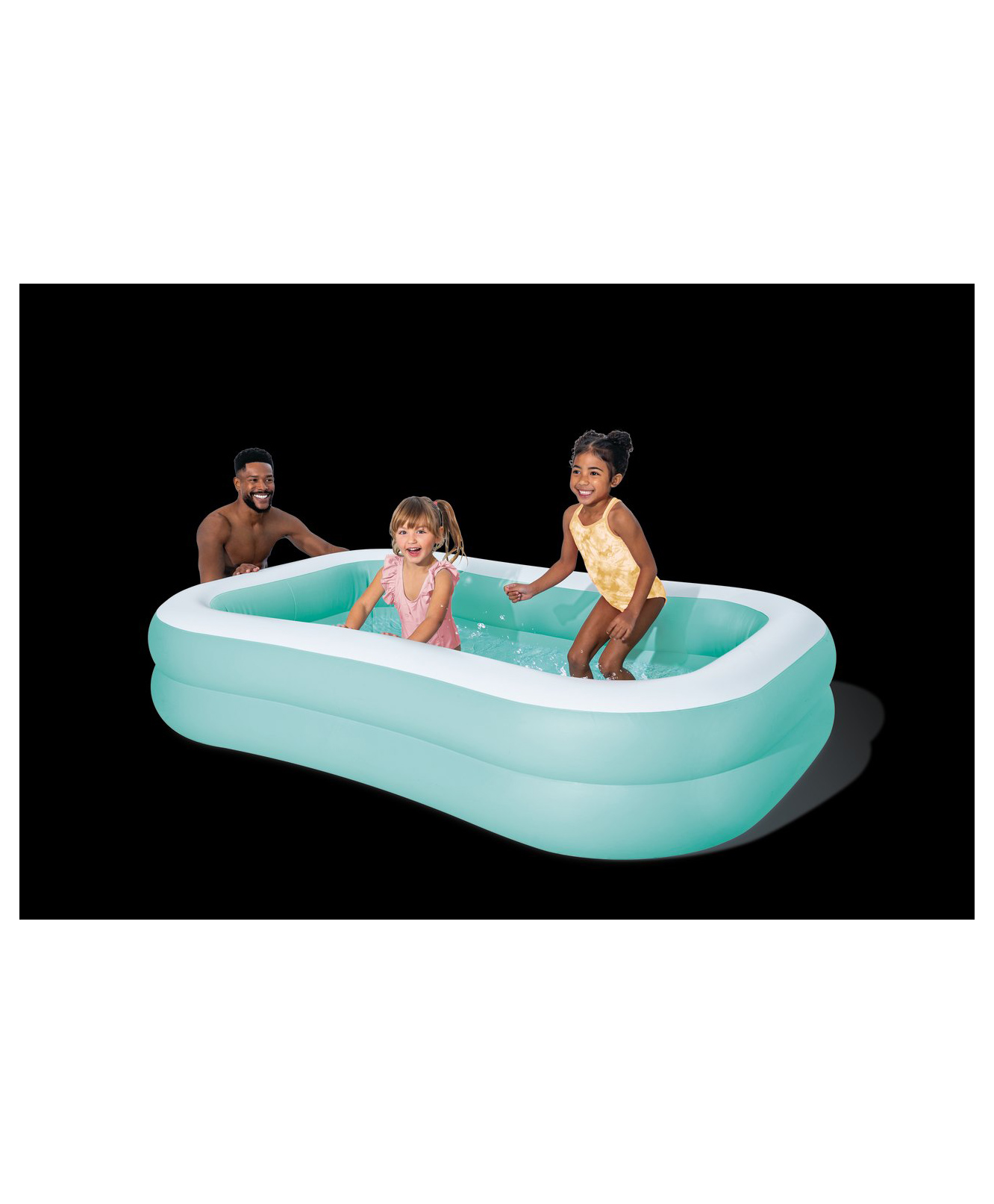Intex inflatable Swim Center Family Pool Rectangle tub for kids family 90inch swim play bath tub-image-49