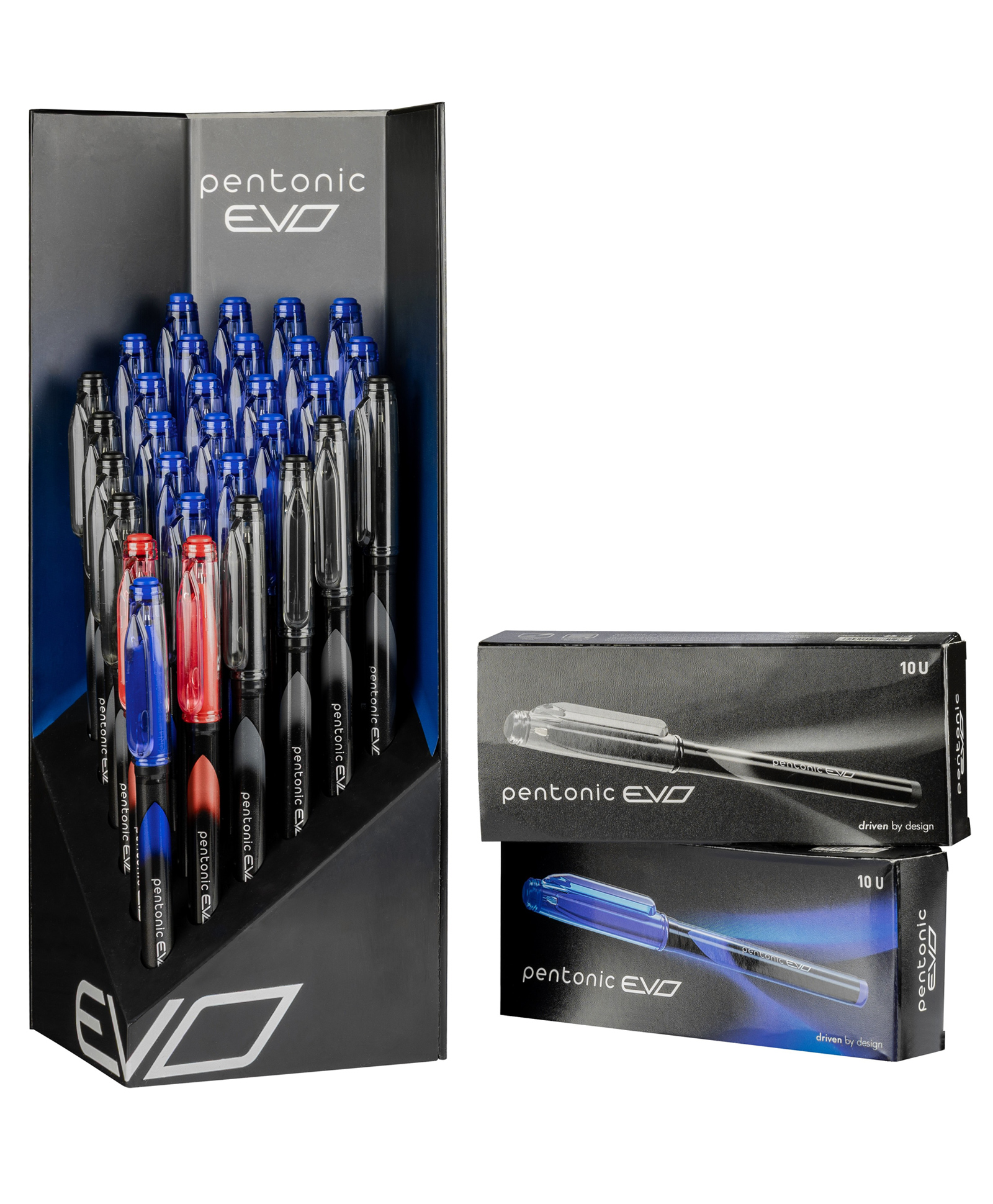Pentonic EVO Gel Pens, Assorted Ink, Pack of 50-picture-20