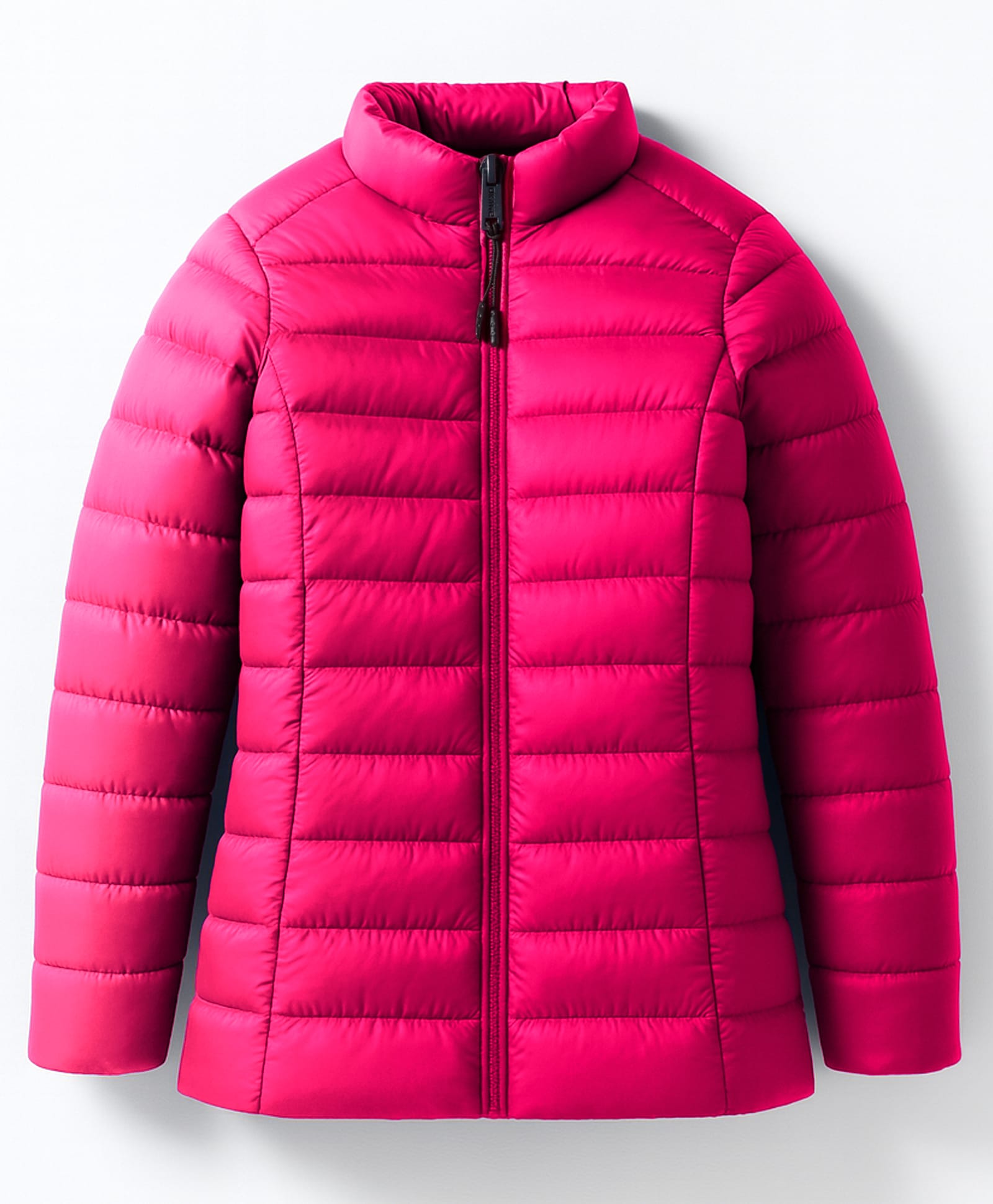 Okane Woven Full Sleeves Solid Padded Jacket - Dark Pink