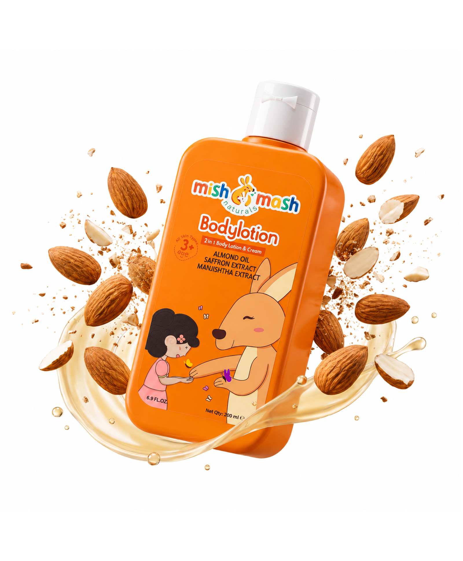 Mishmash Naturals 2 in 1 Body Lotion and Cream for Kids - 200 ml-picture-10