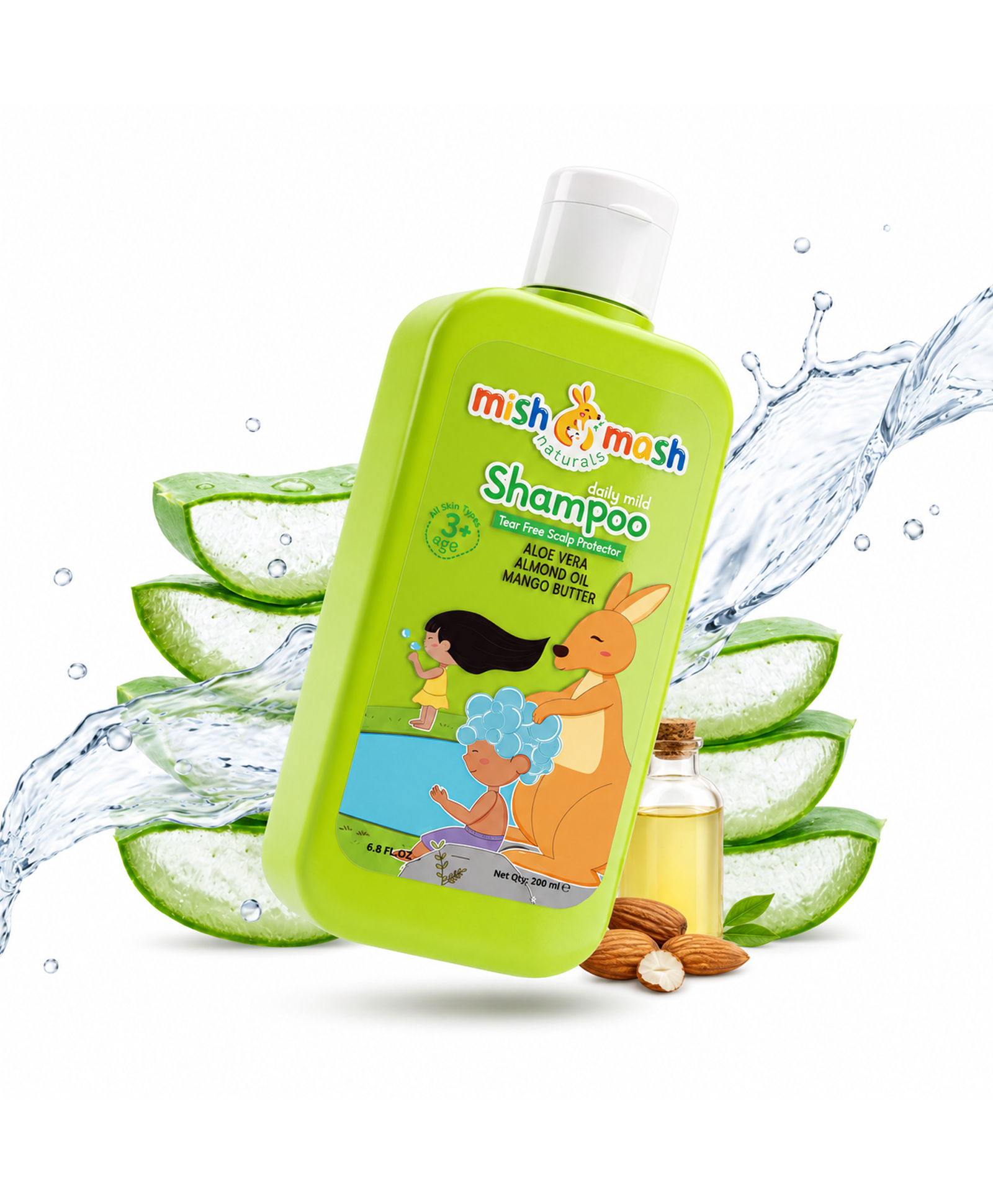 Mishmash Naturals Scalp Protection Mild Shampoo for Kids- 200 ml-picture-13