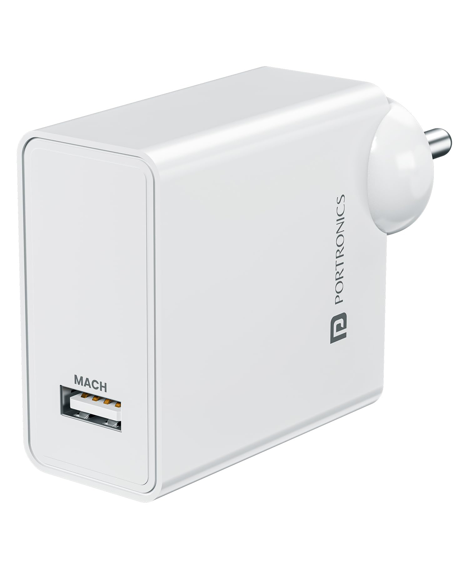 Portronics 25W Adapto 25A USB-A Fast Charging Adaptor, Fast Charging Protocols like SuperVOOC/VOOC/WARP/Dash/Quick, Compatible With 25W Smartphone Such as OnePlus,OPPO,Realme(White)-image-7