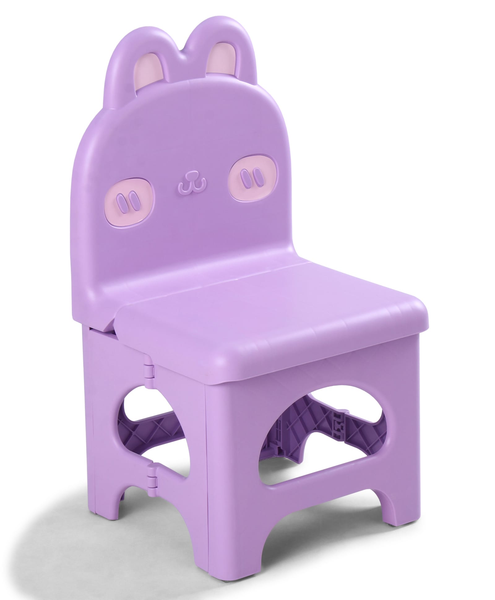 fab n funky Kids Portable Non-Slip Folding Chair with Backrest - Purple| Lightweight & Durable Chair| Indoor & Outdoor Use| Home & Class Rooms| Compact Fold-picture-18