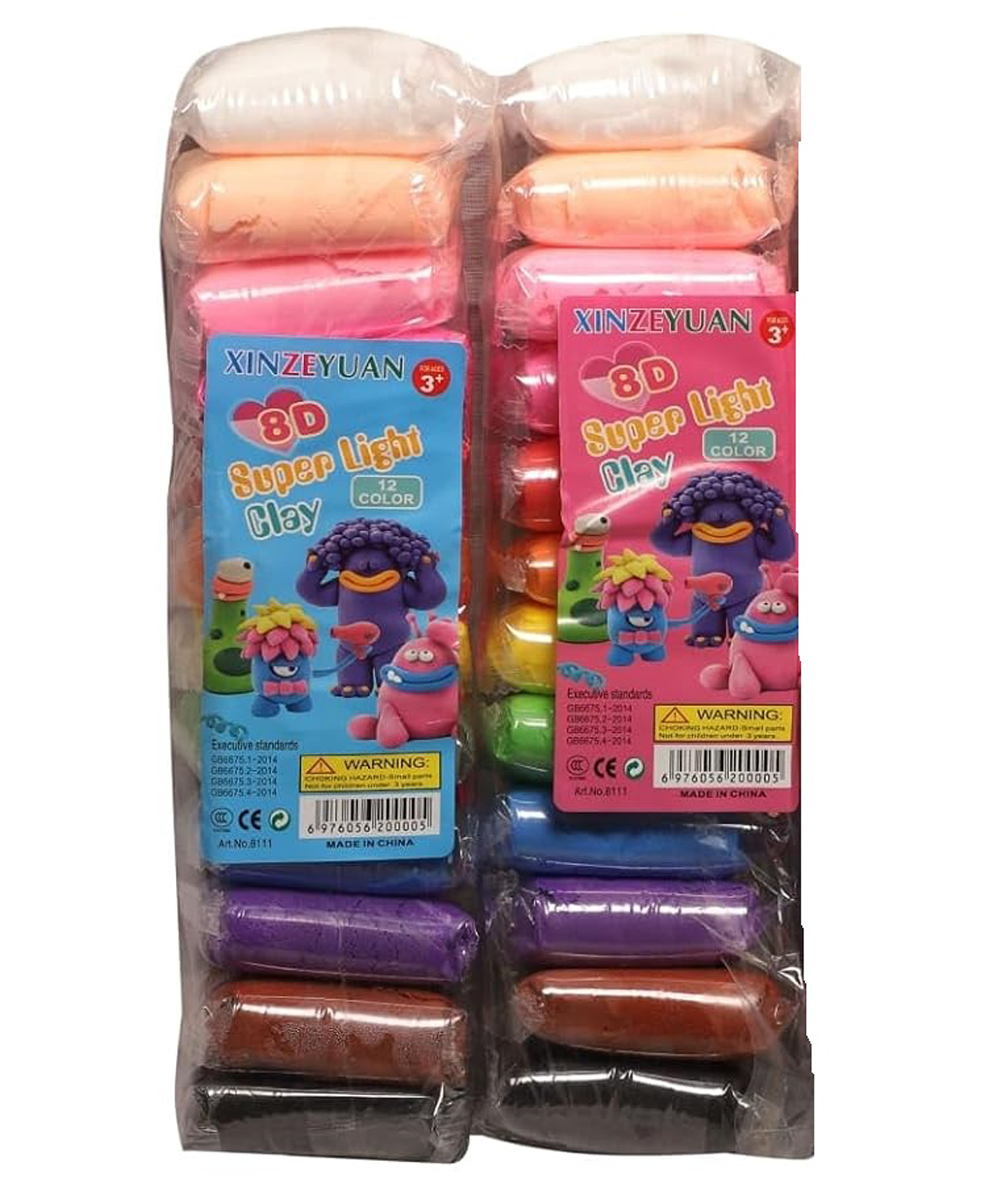 Azhari 8D Super Light Clay Different Color Clay, Non-Toxic Modeling Clay for Kids Easy to Mold & Shape, Perfect for Arts, Crafts, Sculpting & DIY Projects Pack of 2-picture-15