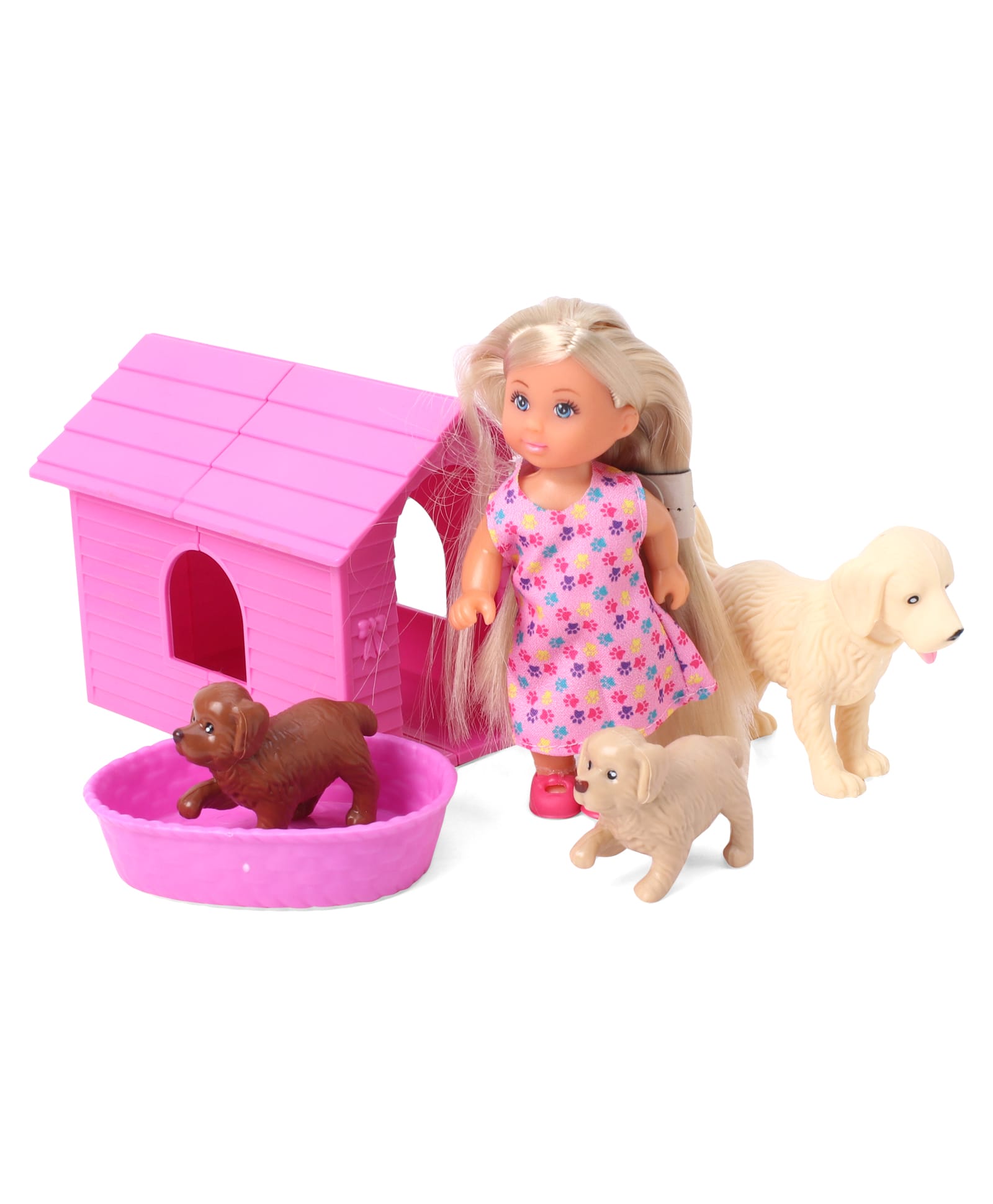 Steffi Love Evi Love Fashion Doll with 1 Dog & 2 puppies & Dog House - Height 24 cm-picture-11