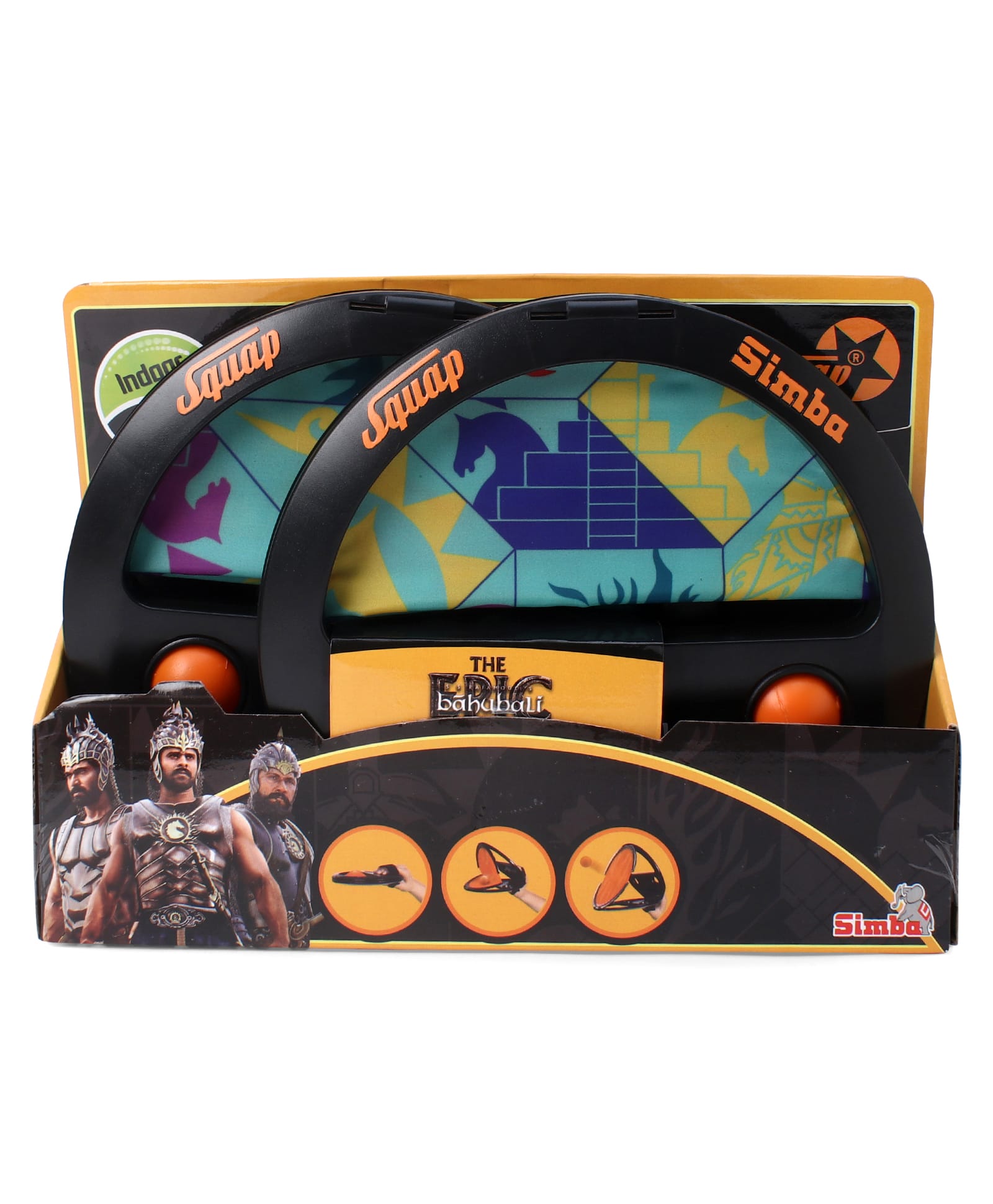 BAAHUBALI Squap Indoor Outdoor Flick & Catch Game - Multicolor-image-0