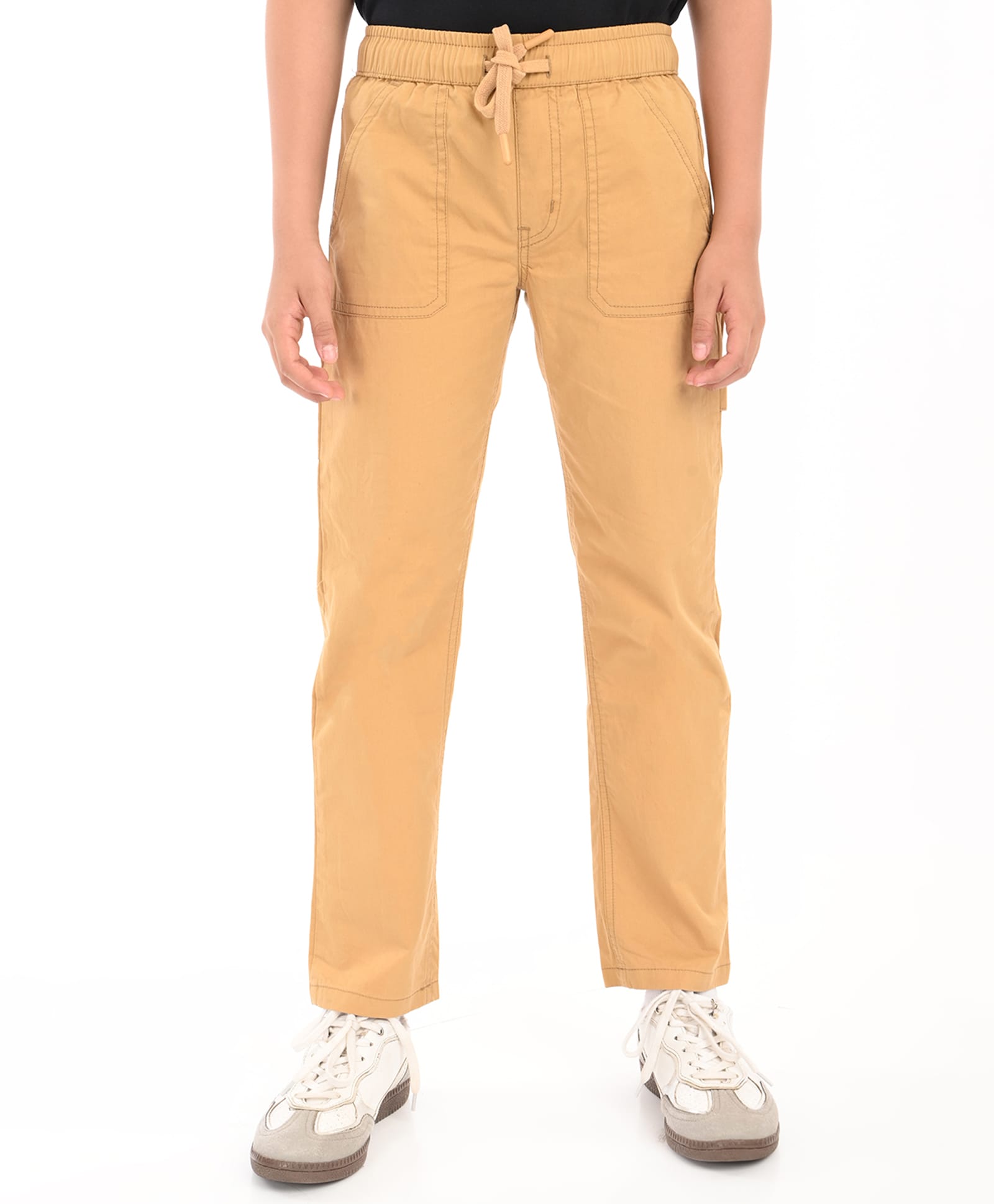 Zion Cotton Lycra Woven Solid Pant - Khaki-picture-19